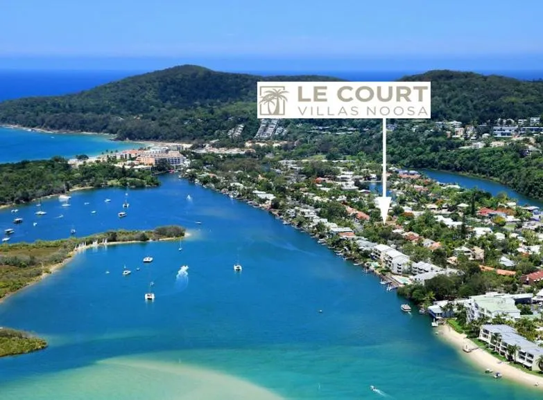 Bird's eye view in Le Court Villas