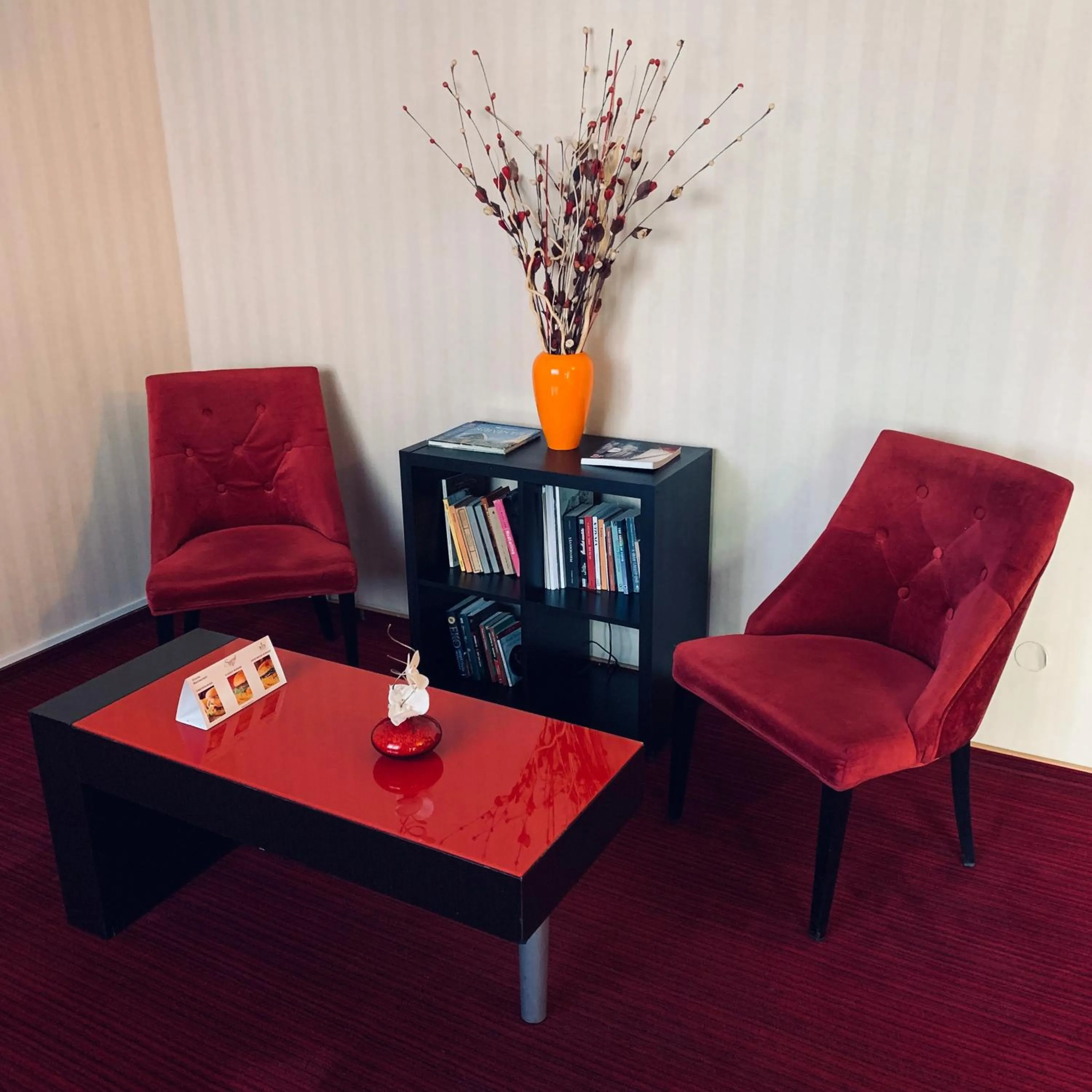 Seating area in RIN Central Hotel