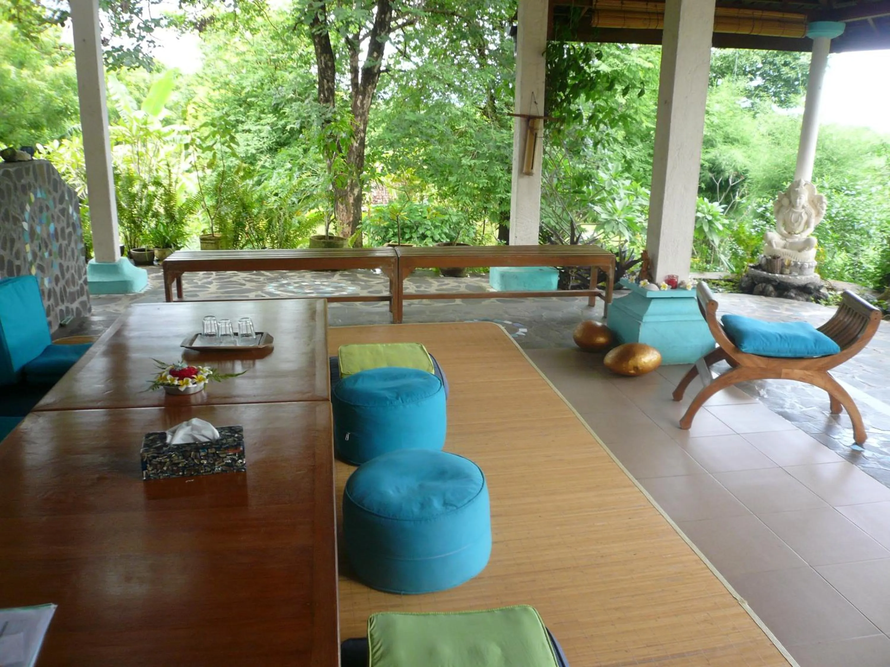 Restaurant/places to eat in Sananda Bungalow