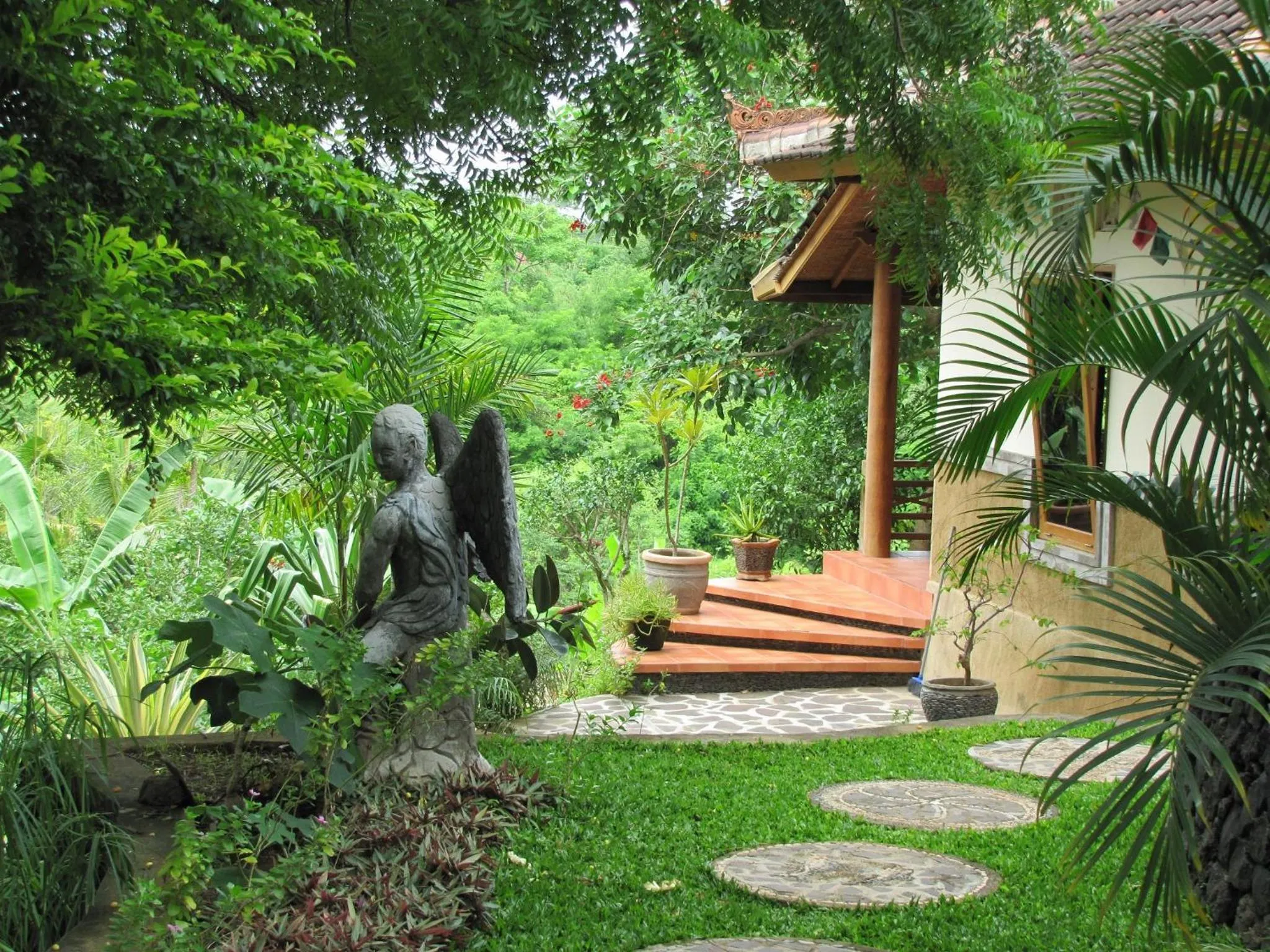 Garden in Sananda Bungalow
