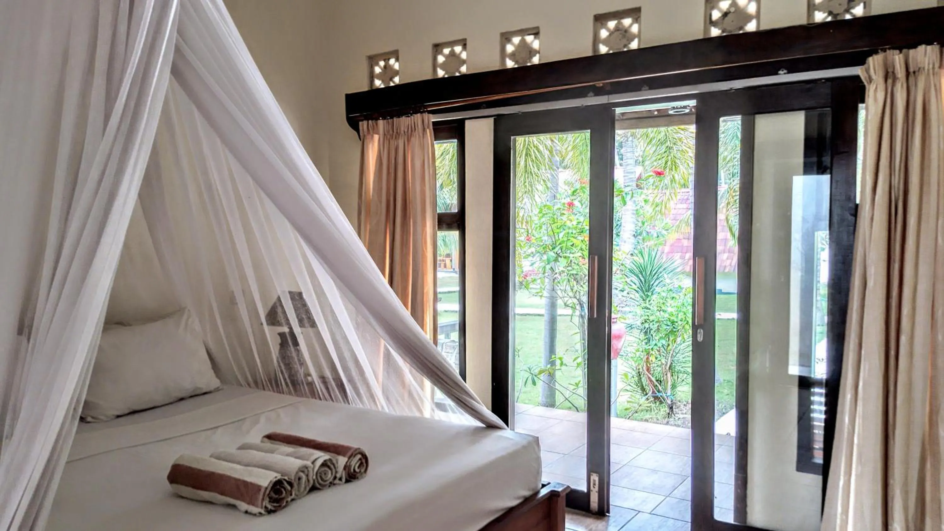 View (from property/room), Bed in Salili Bungalow