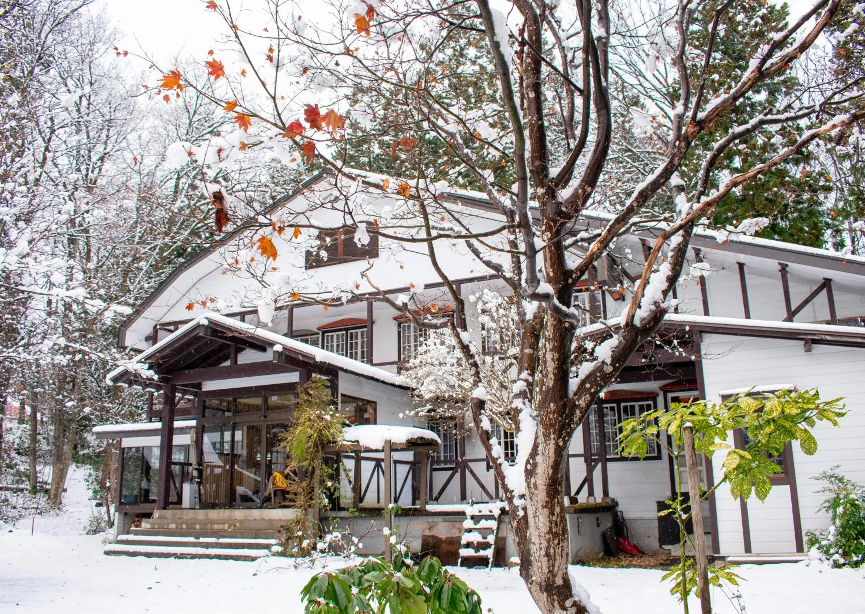 Property building in Kizuna Lodge & BBQ Centre