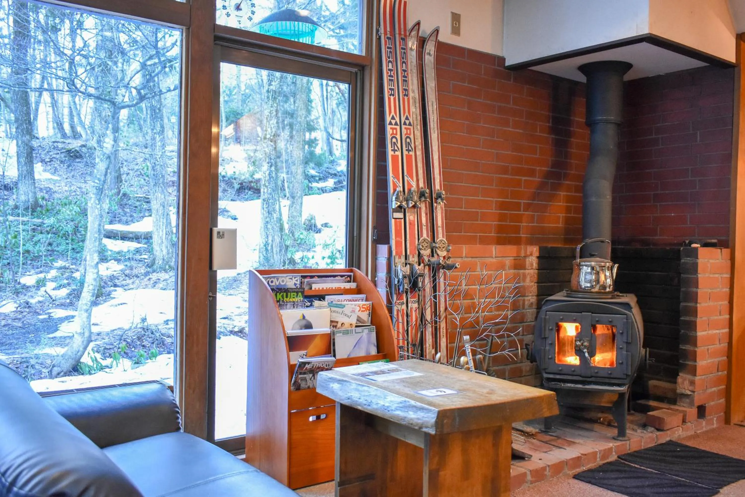 Living room in Kizuna Lodge & BBQ Centre