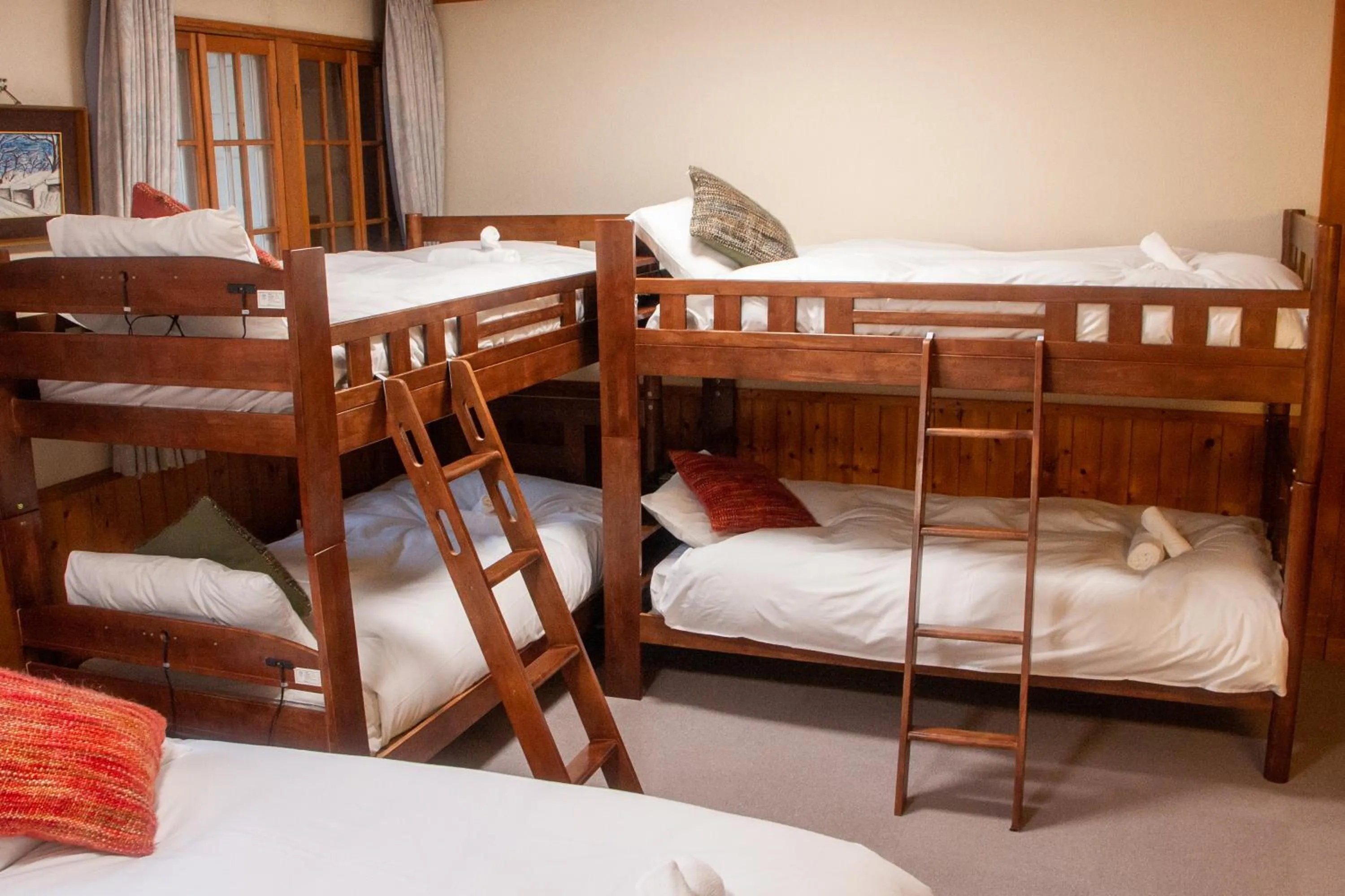 Bed in Kizuna Lodge & BBQ Centre