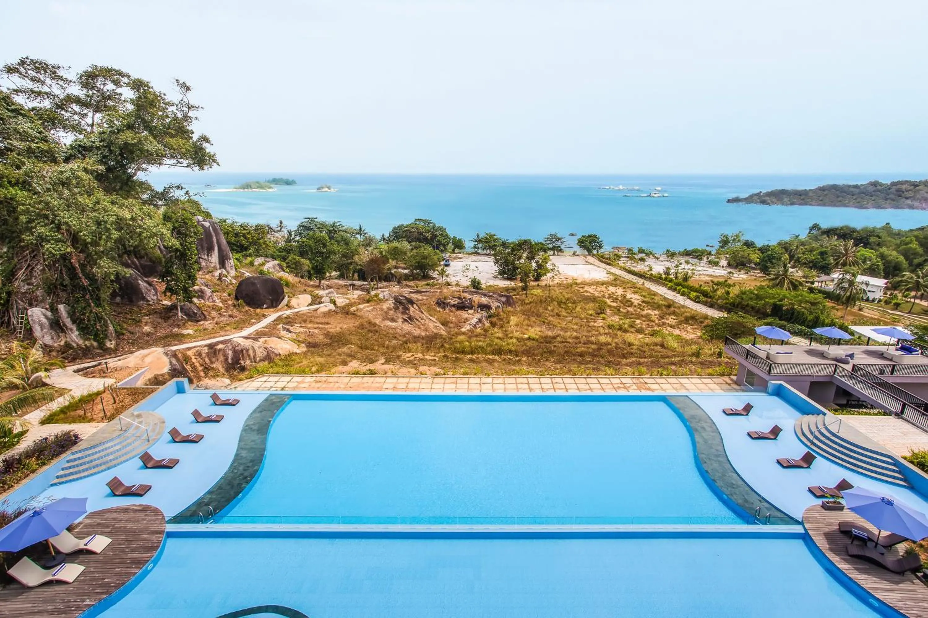 Sea view in Swiss-Belresort Belitung