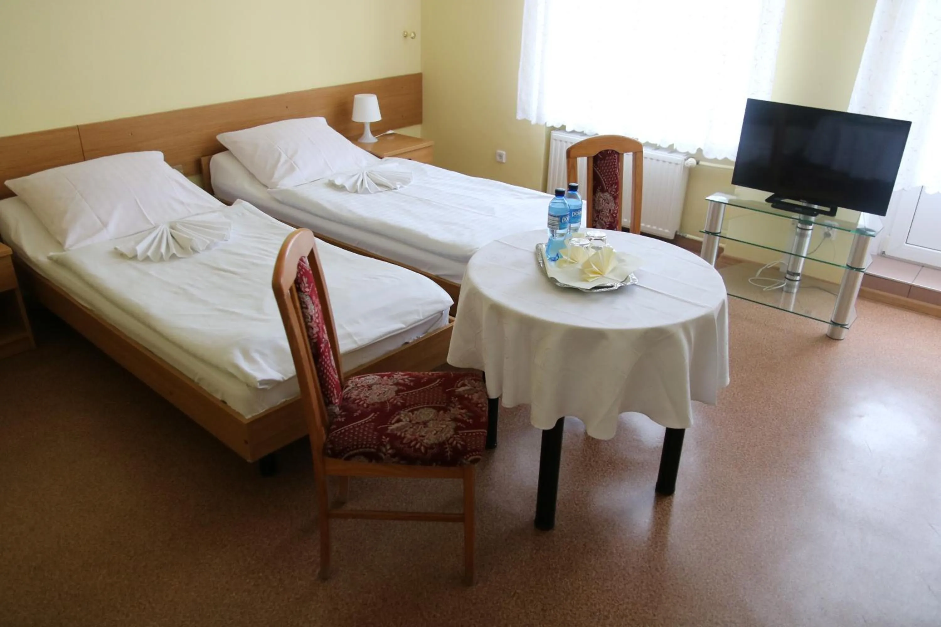 Bed in Hotel Polonia