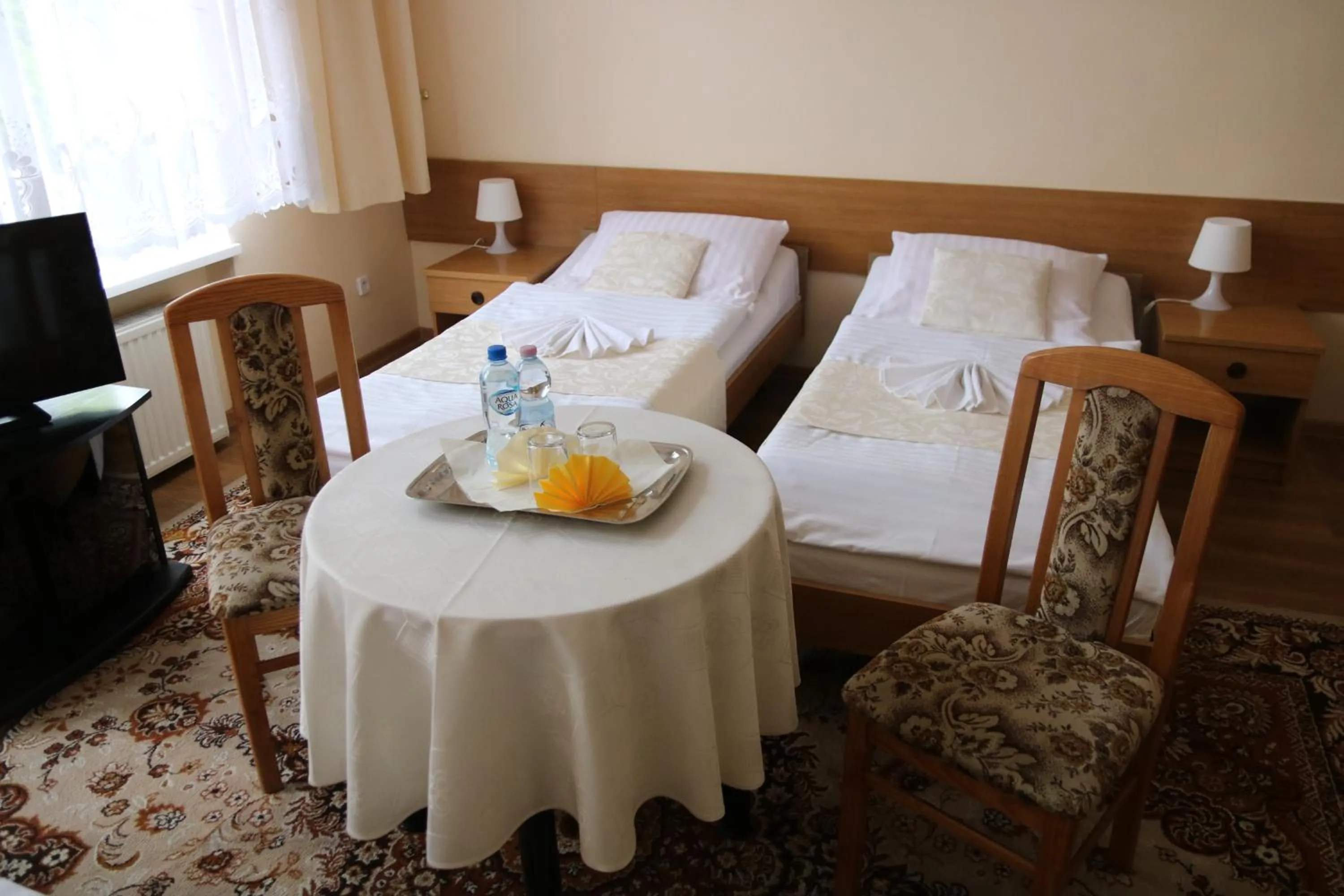 Bed in Hotel Polonia