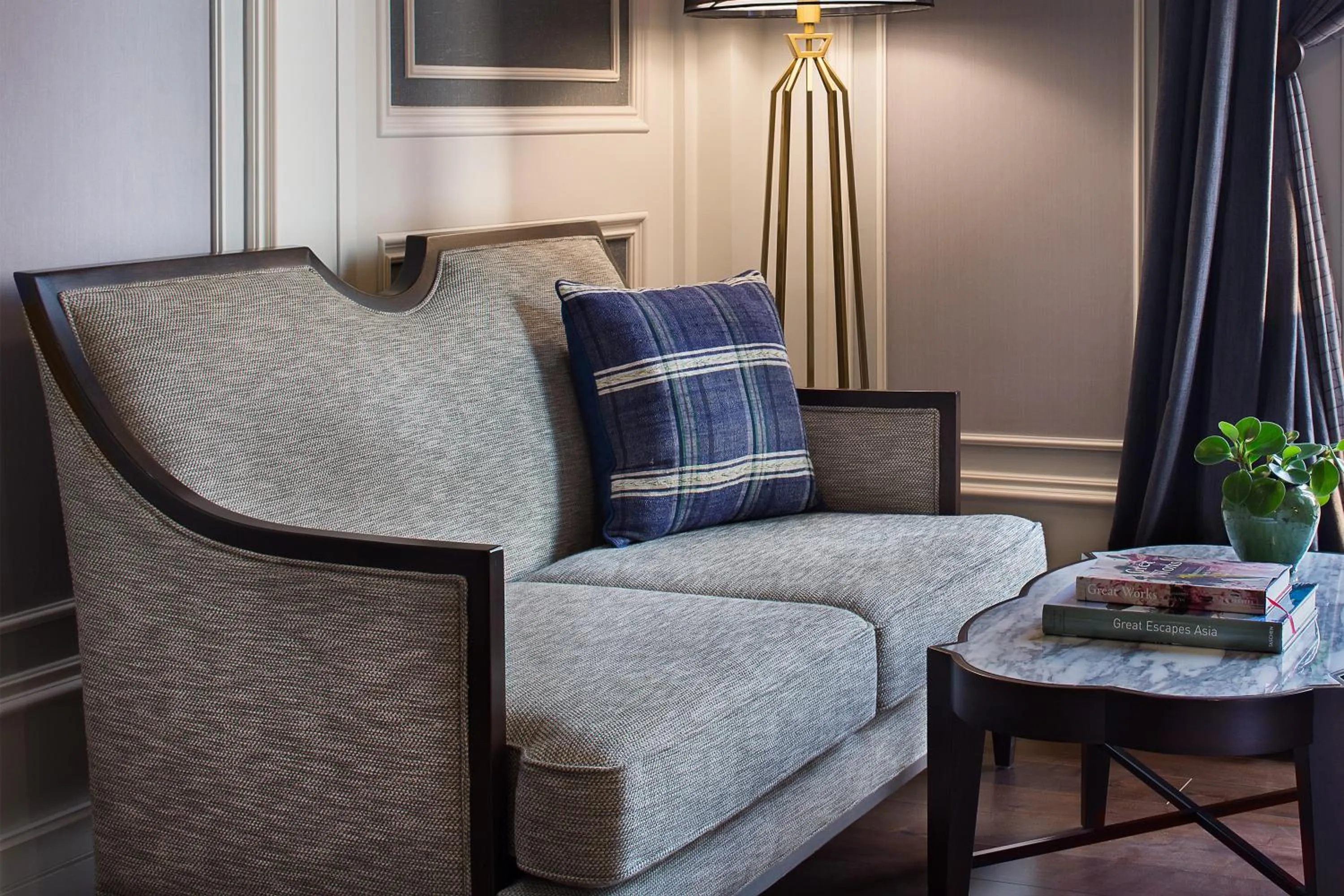 Seating area in The ERAVATI Sule Grand Yangon