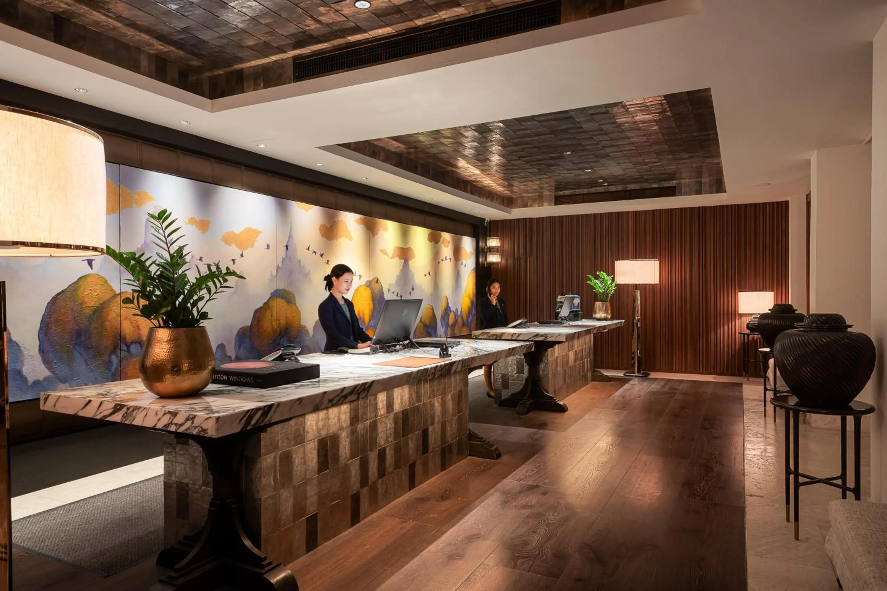 Lobby or reception in The ERAVATI Sule Grand Yangon