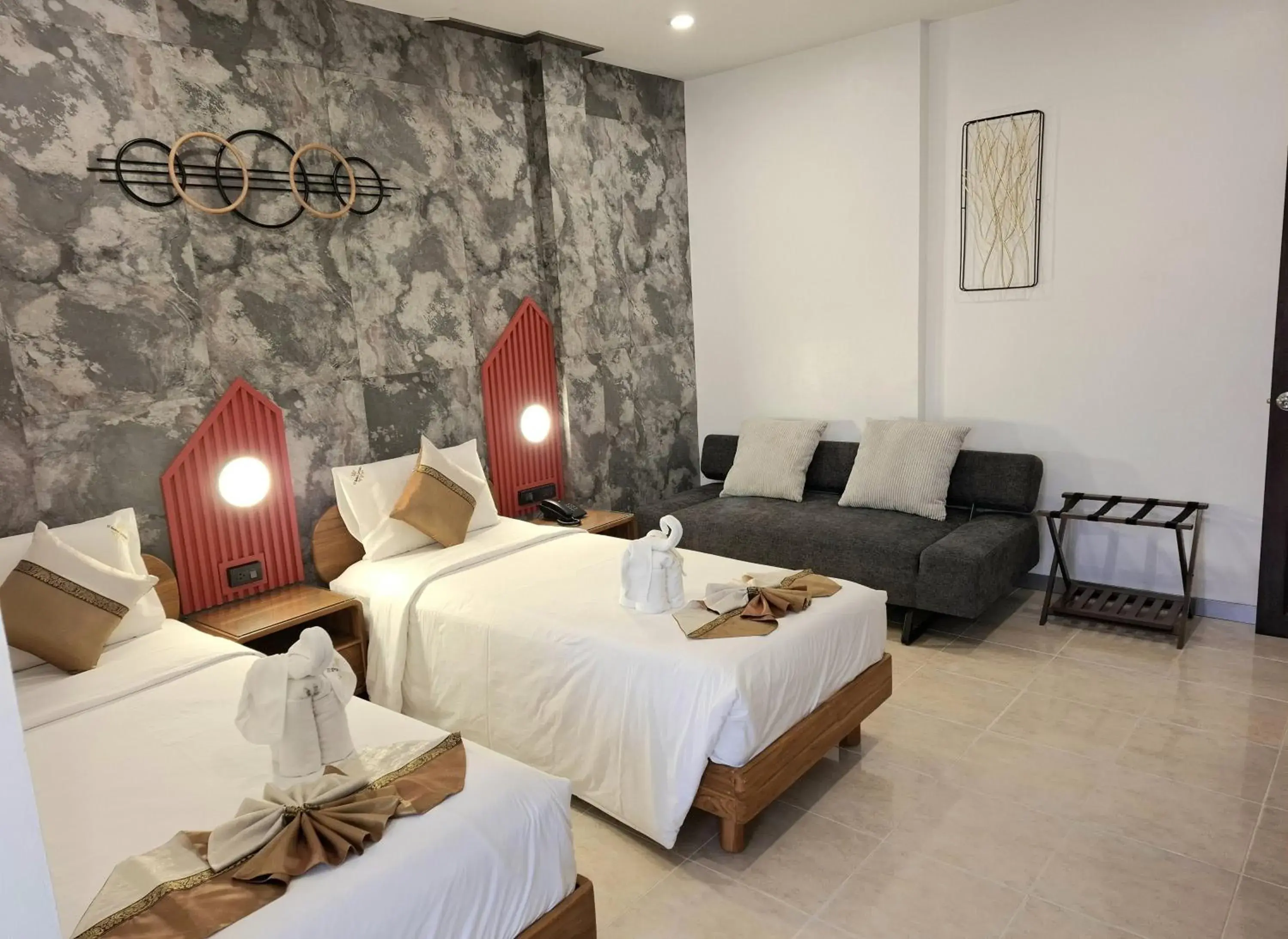 Bed in U Sabai Living Hotel Bed in U Sabai Living Hotel