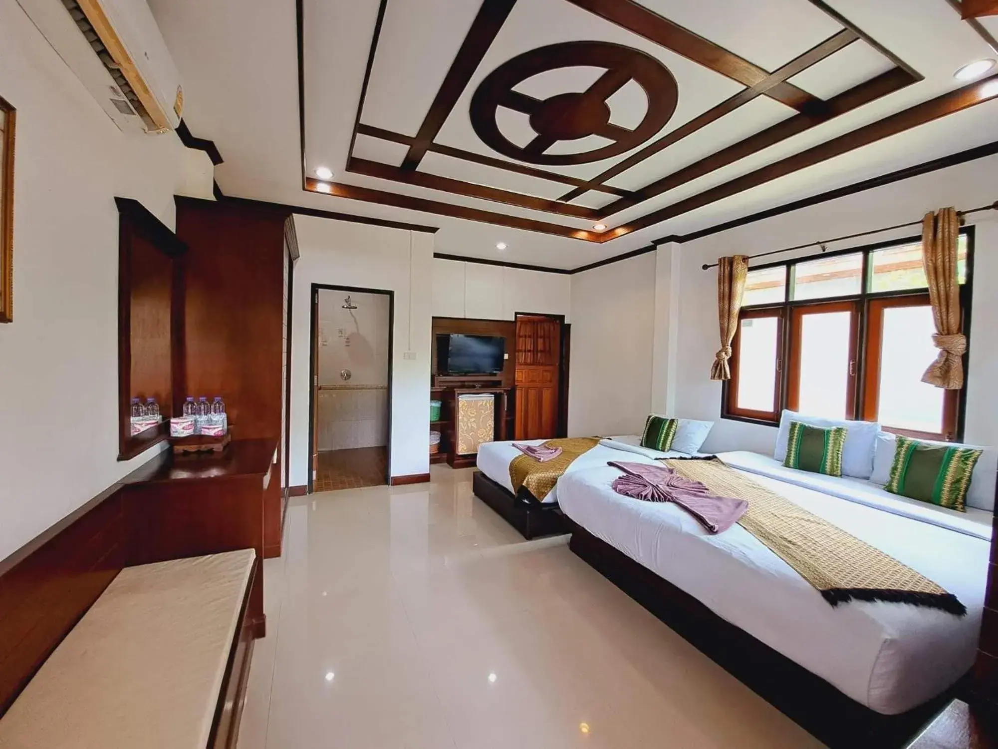 TV and multimedia, Bed in Khum Laanta Resort - SHA Extra Plus TV and multimedia, Bed in Khum Laanta Resort - SHA Extra Plus