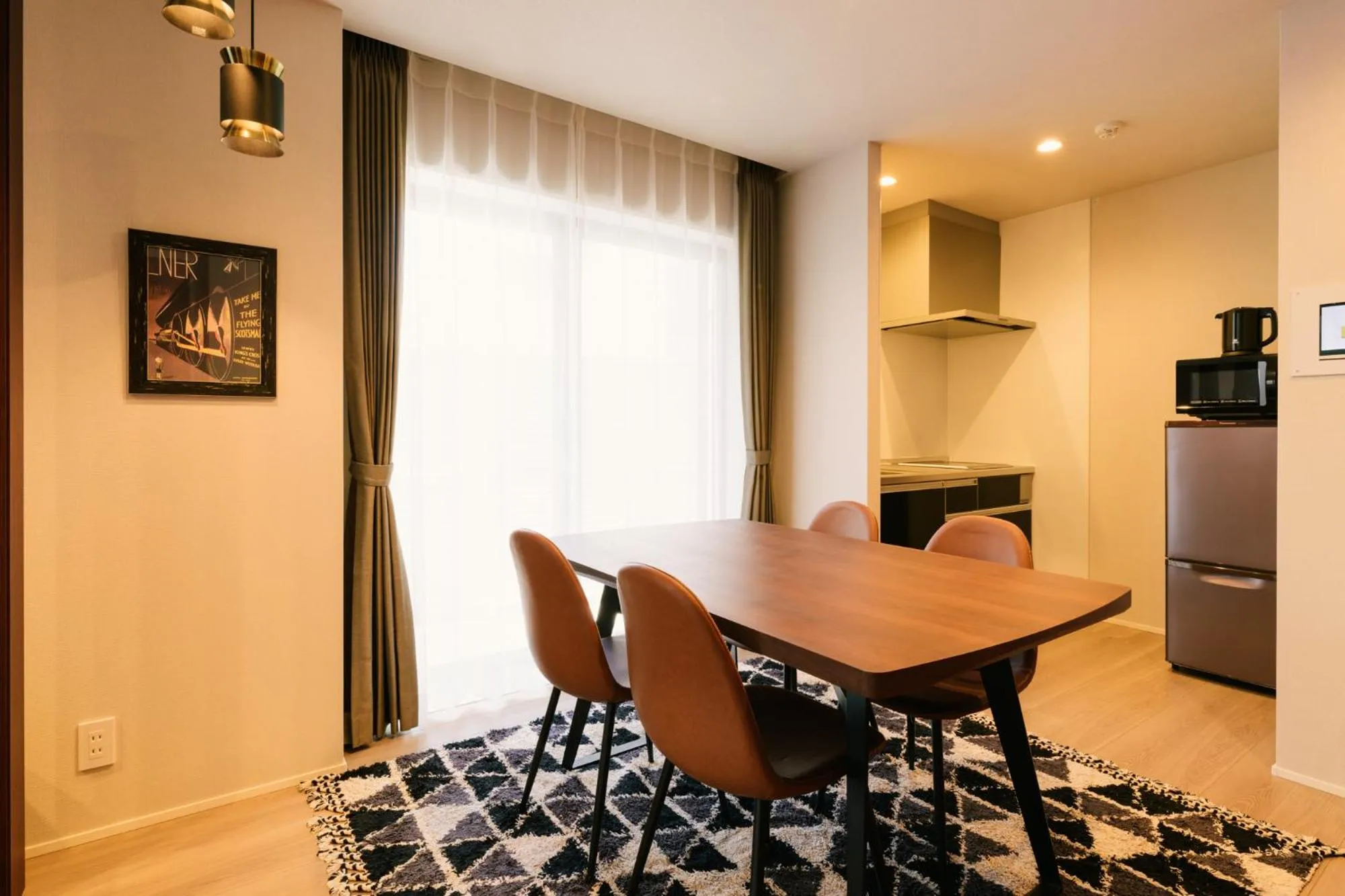 Living room in GRAND BASE Hakata Haruyoshi