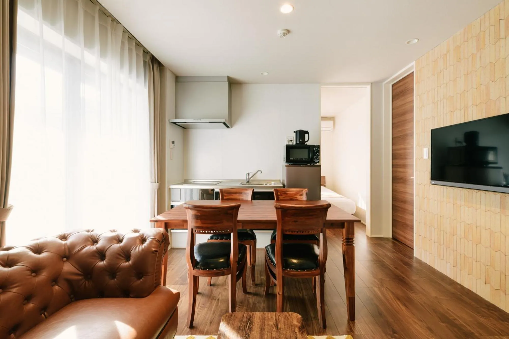 Living room in GRAND BASE Hakata Haruyoshi