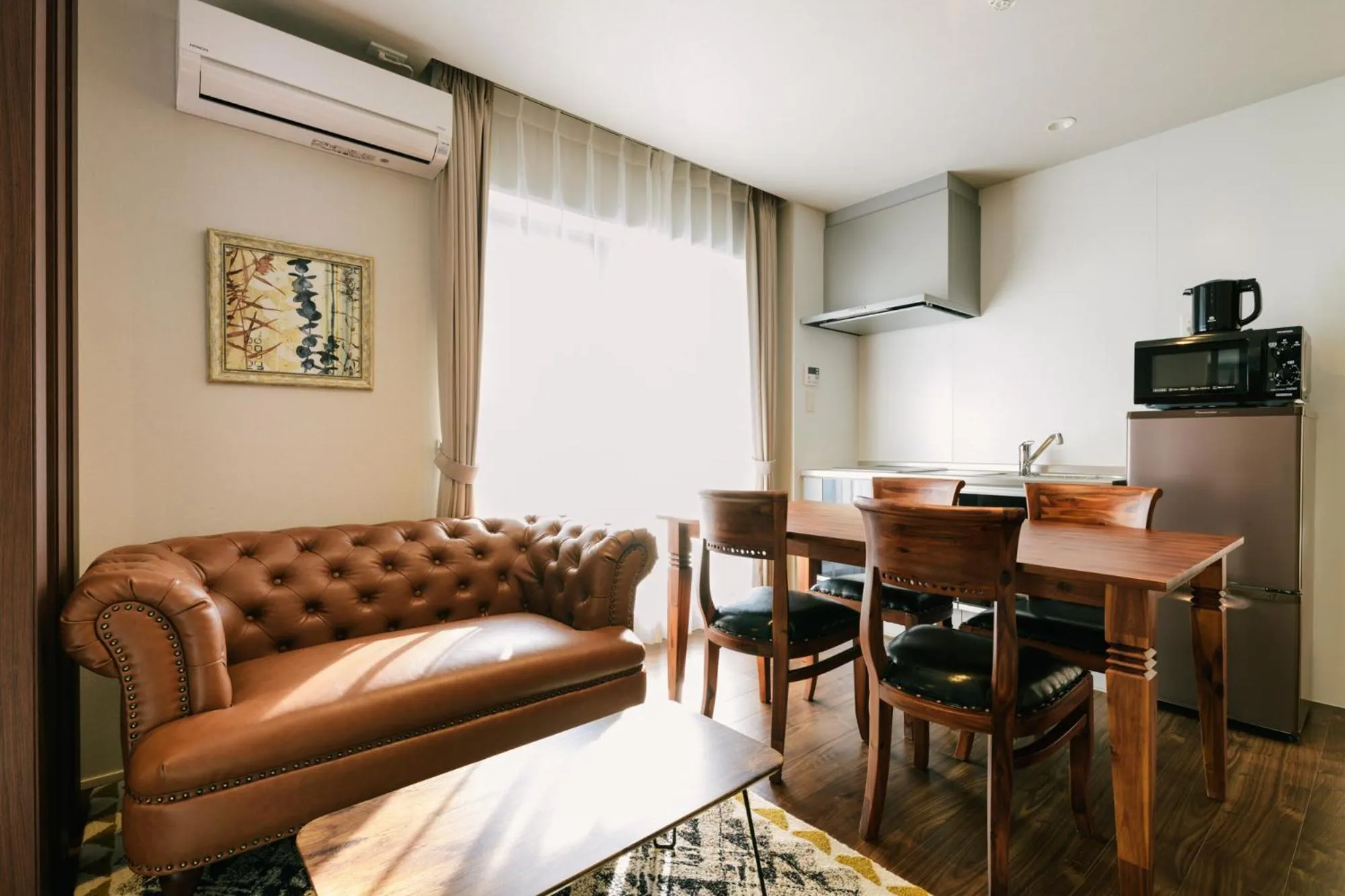 Living room in GRAND BASE Hakata Haruyoshi