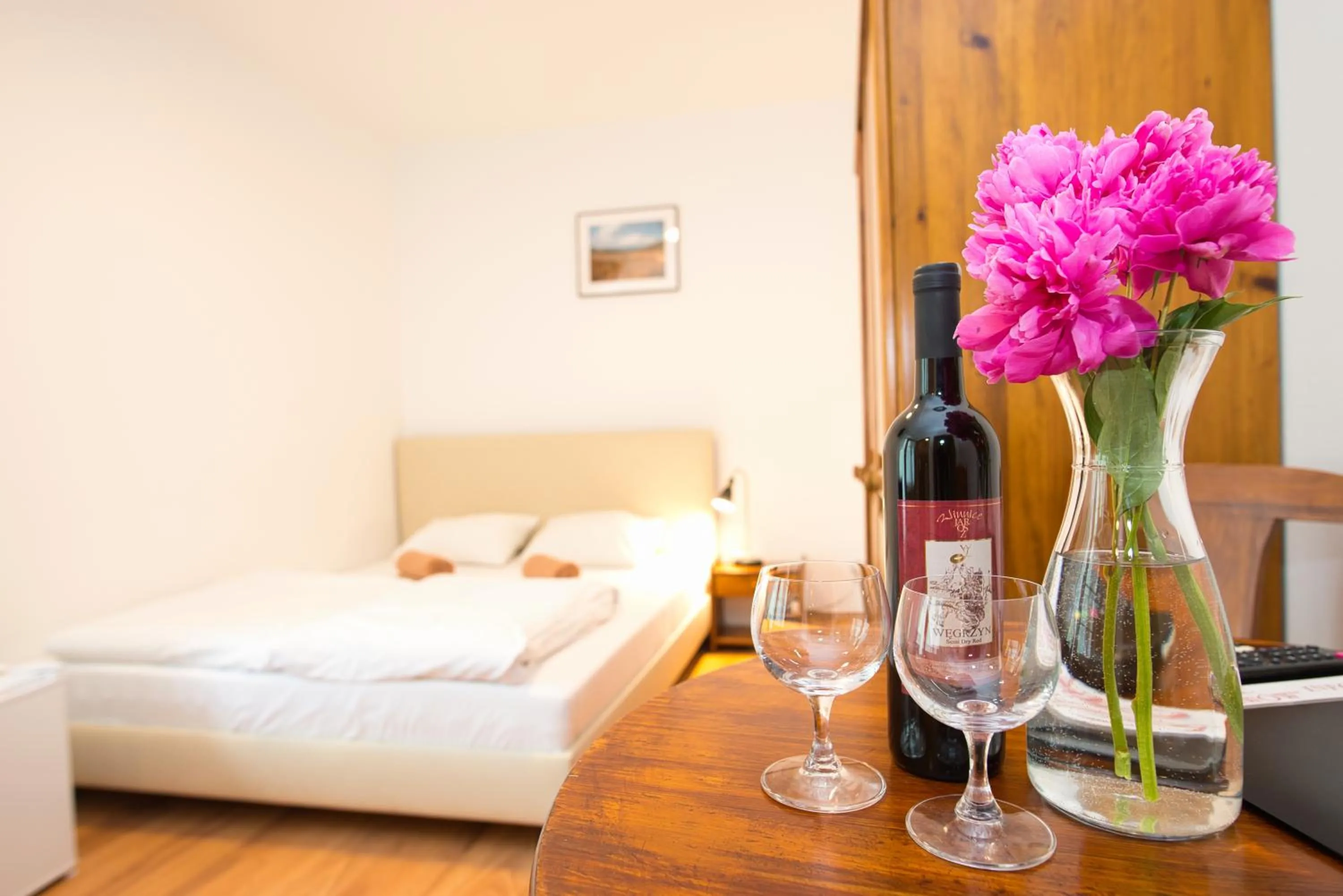 Bed in Gościniec Pięciu Stawów