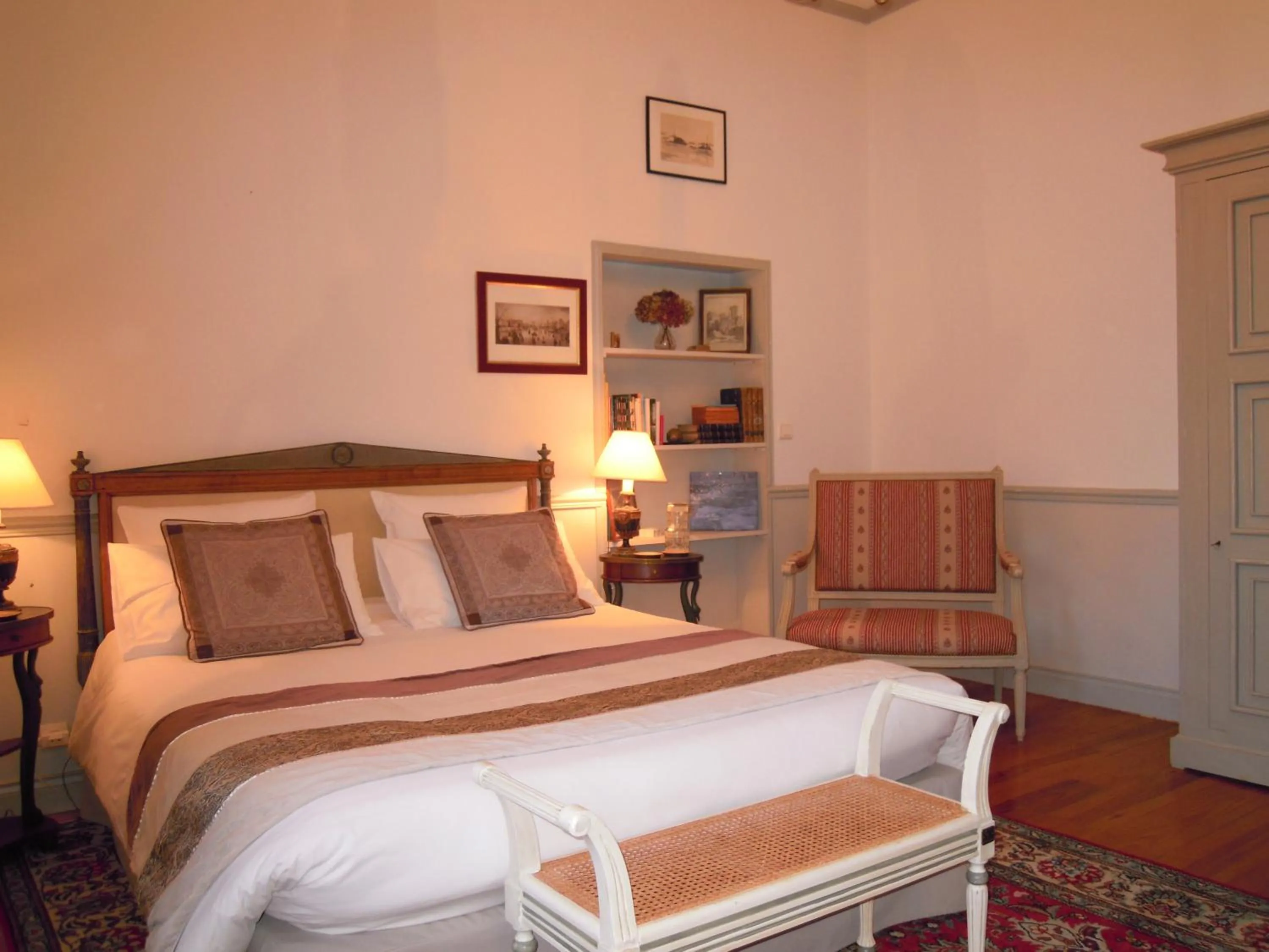 Bedroom, Bed in Le Manoir de La Fieffe