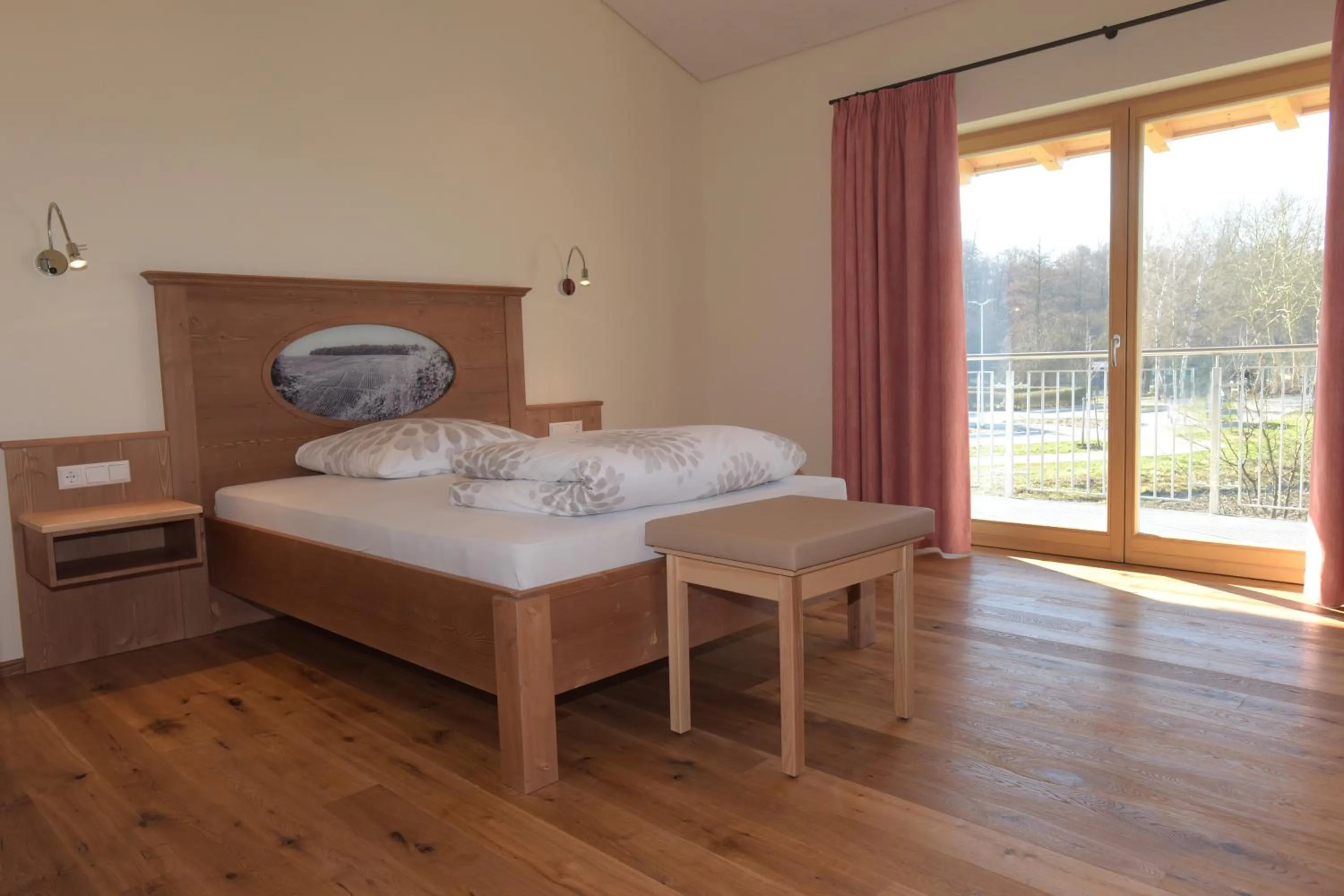 Bed in Die Wein Bleibe
