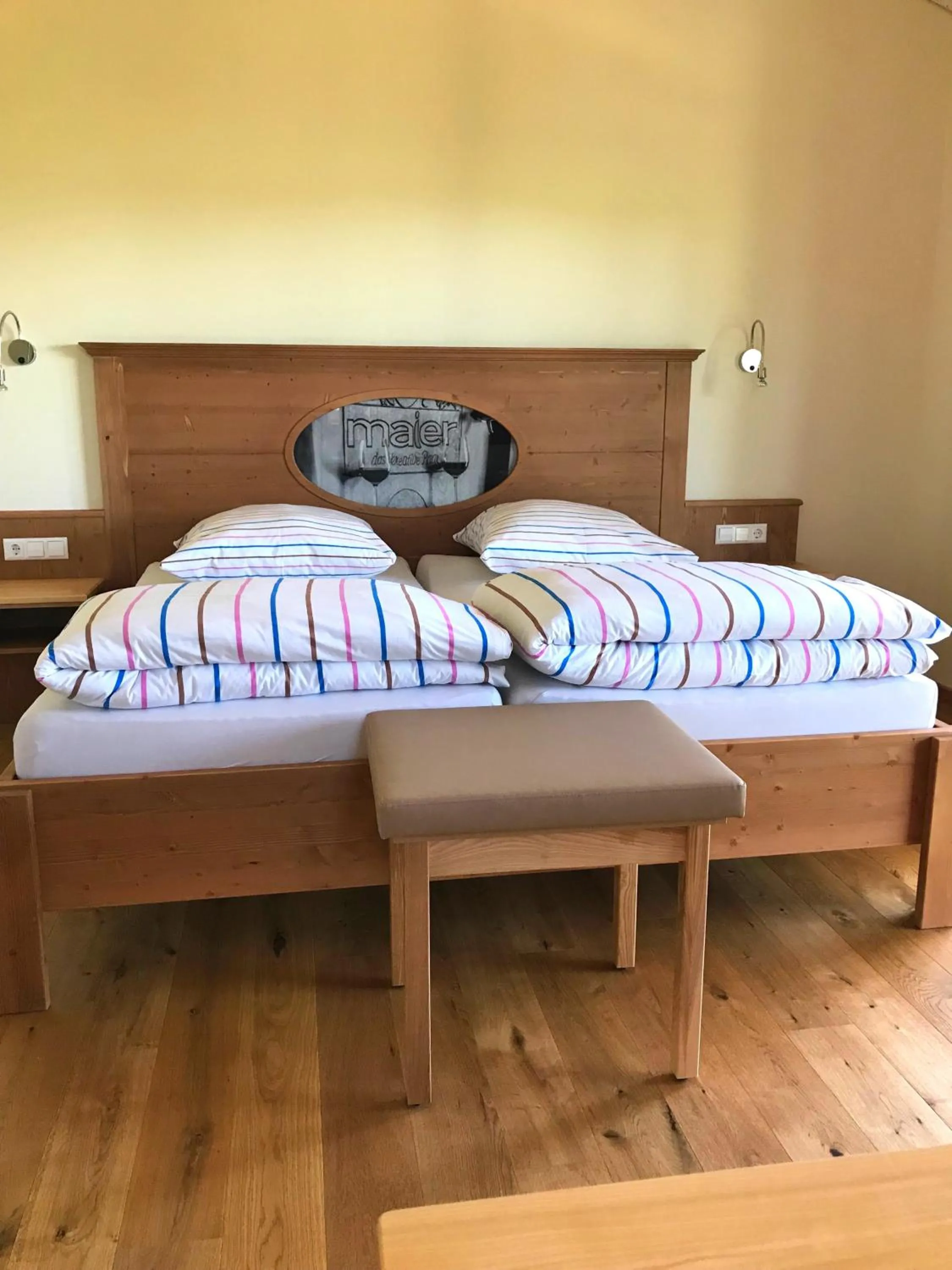 Bed in Die Wein Bleibe