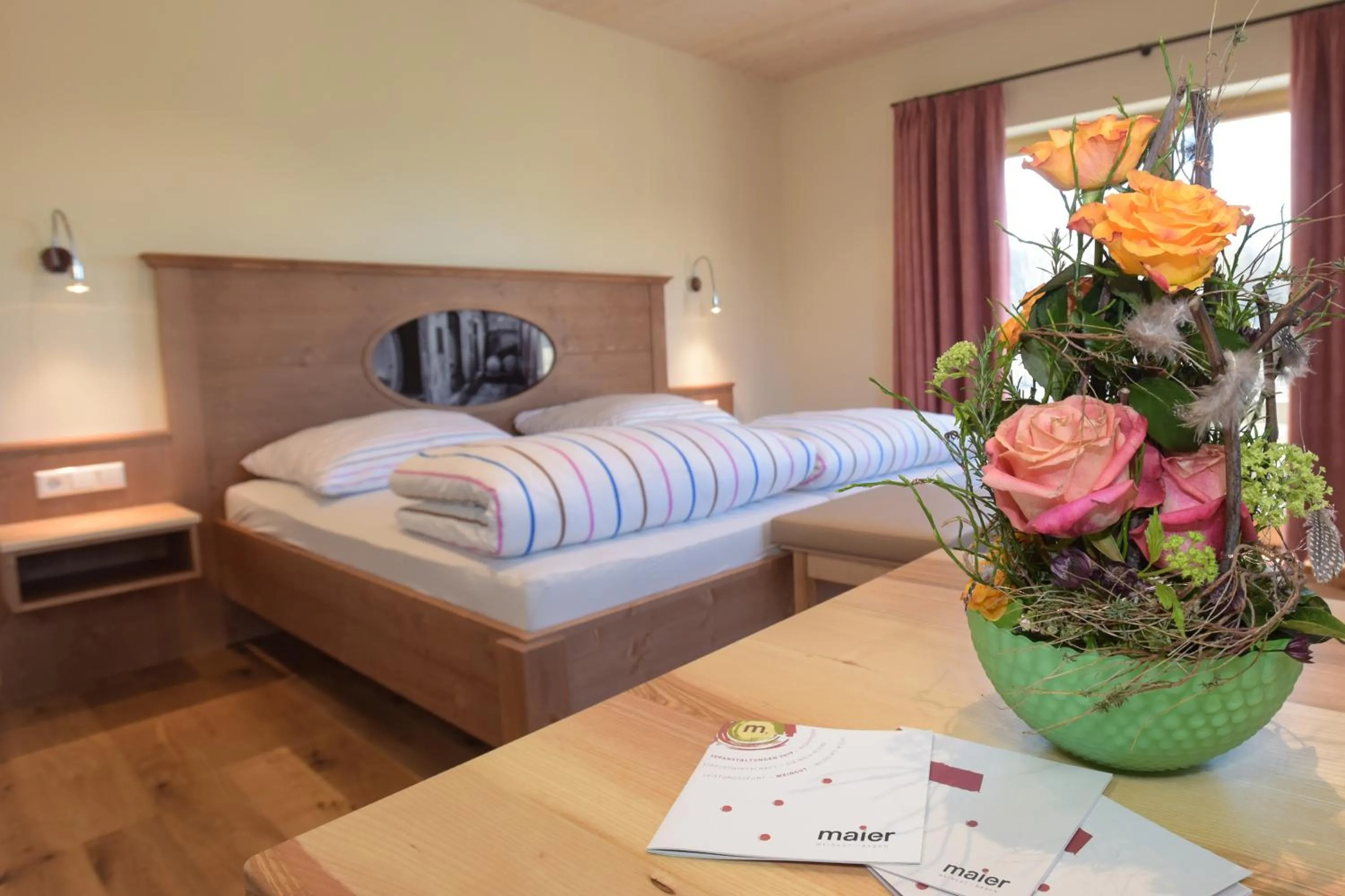 Bed in Die Wein Bleibe