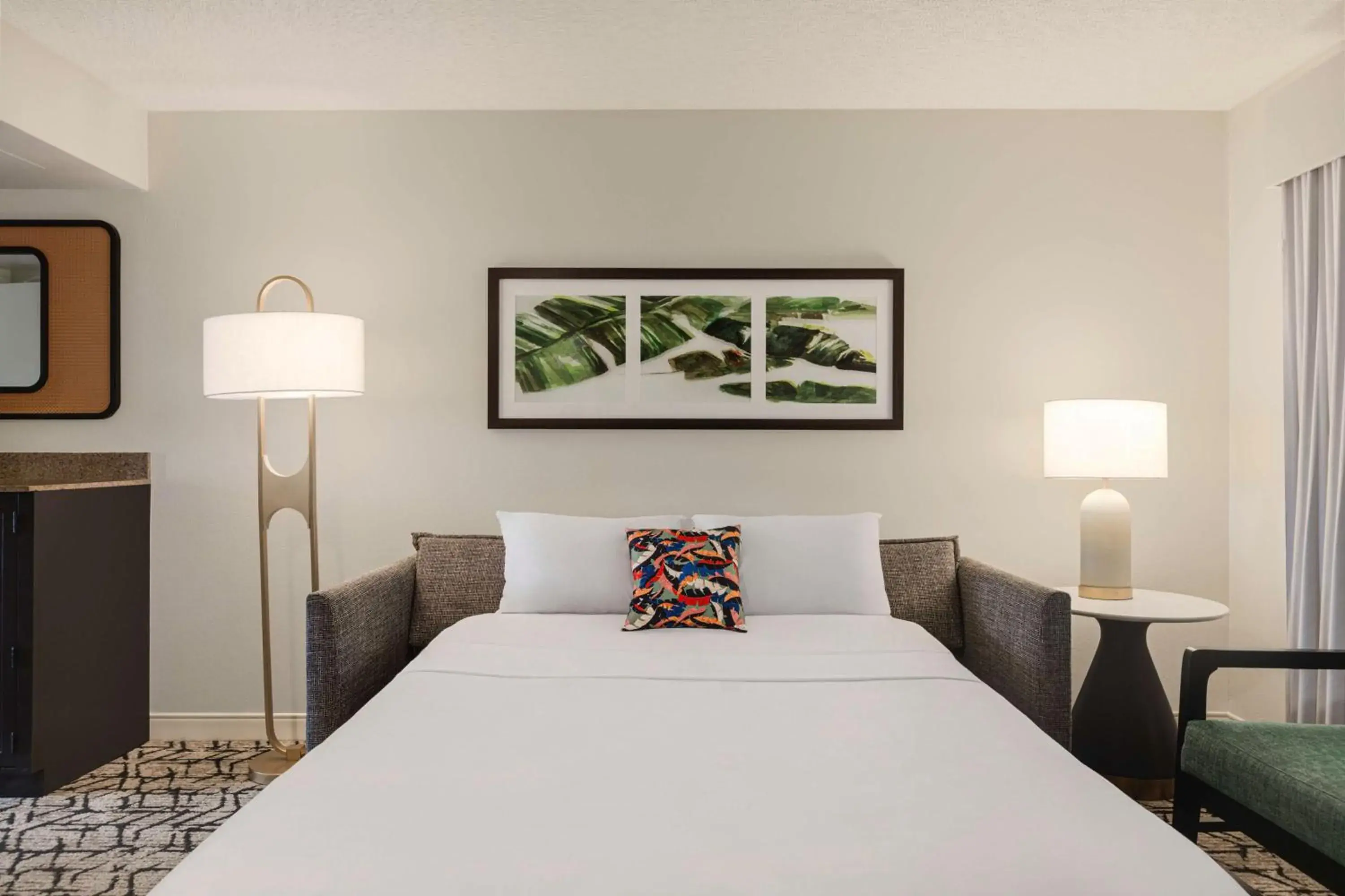 Suite with Two Queen Beds and Roll-In Shower - Mobility/Hearing Access in Embassy Suites by Hilton Fort Lauderdale 17th Street Suite with Two Queen Beds and Roll-In Shower - Mobility/Hearing Access in Embassy Suites by Hilton Fort Lauderdale 17th Street