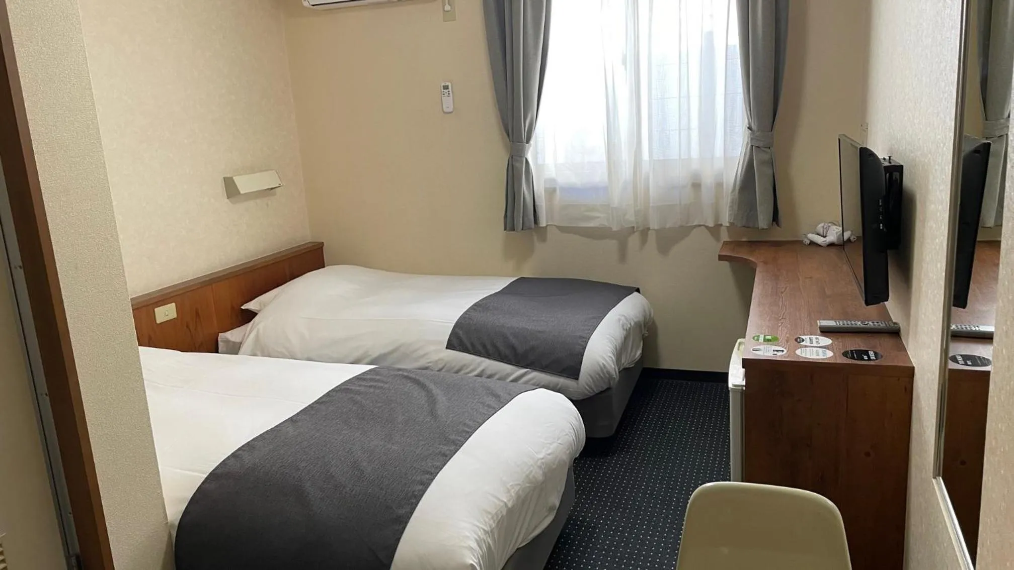 Bed in Atto Business Hotel Ichinoseki