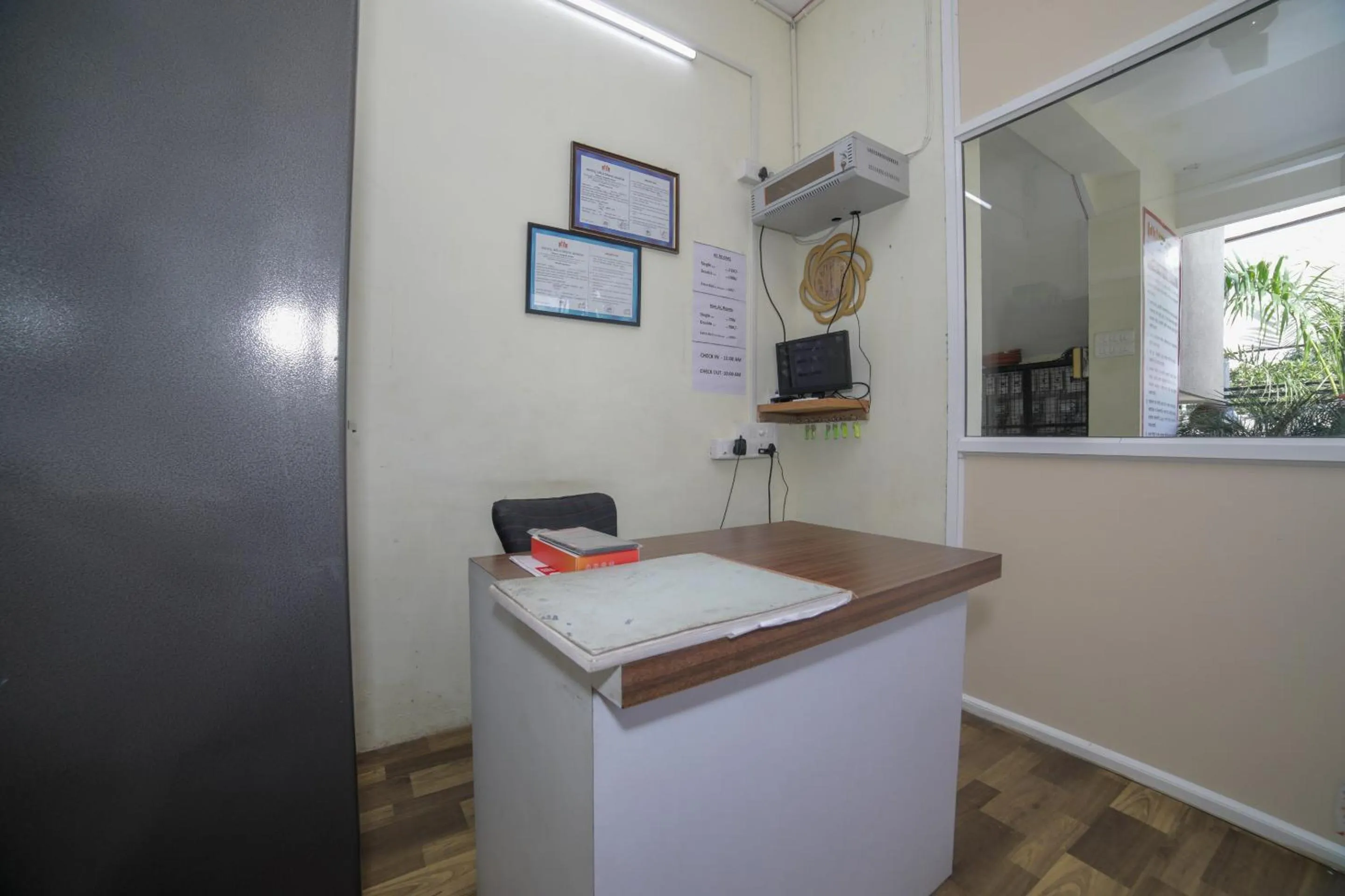 Lobby or reception in Hotel Shelter