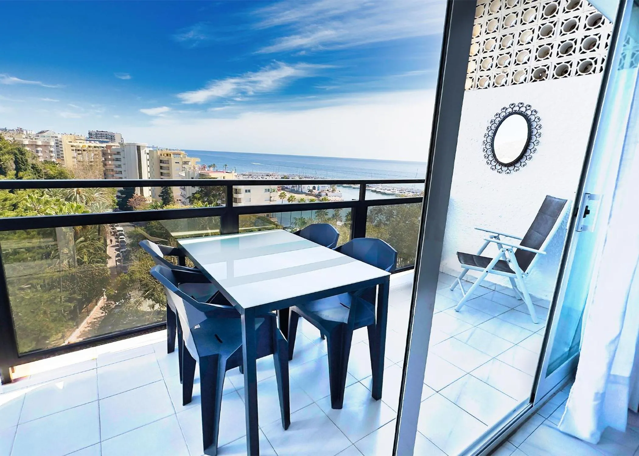 Balcony/Terrace in Skol 727 Lovely 2 Bedroom Duplex in Marbella Center