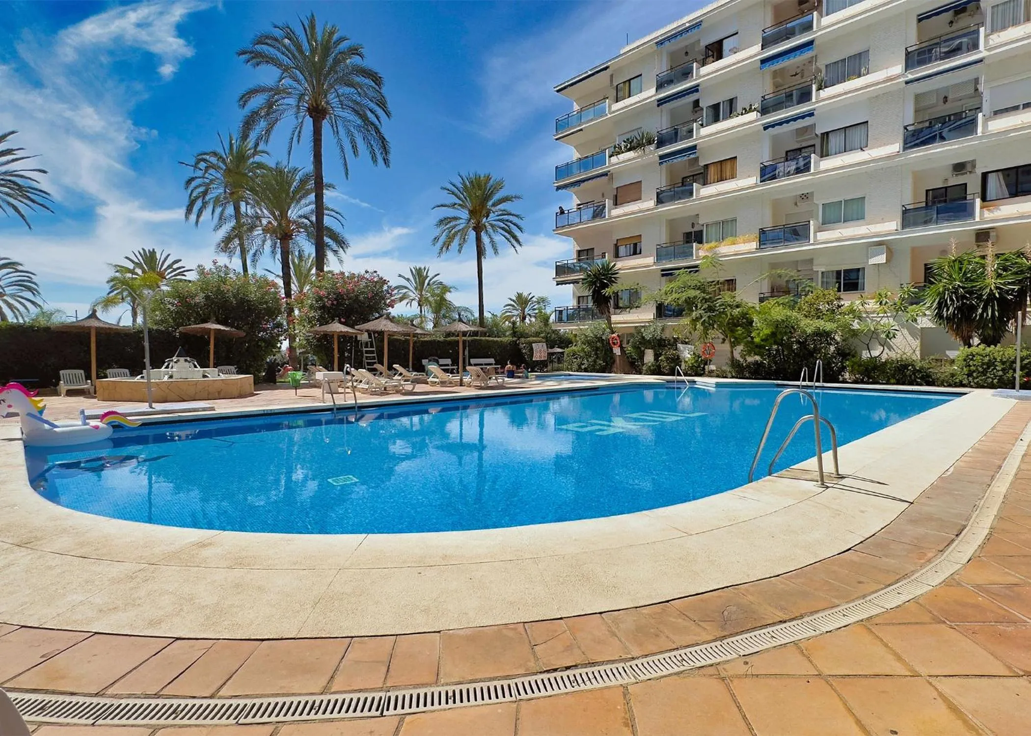 Swimming pool in Skol 727 Lovely 2 Bedroom Duplex in Marbella Center