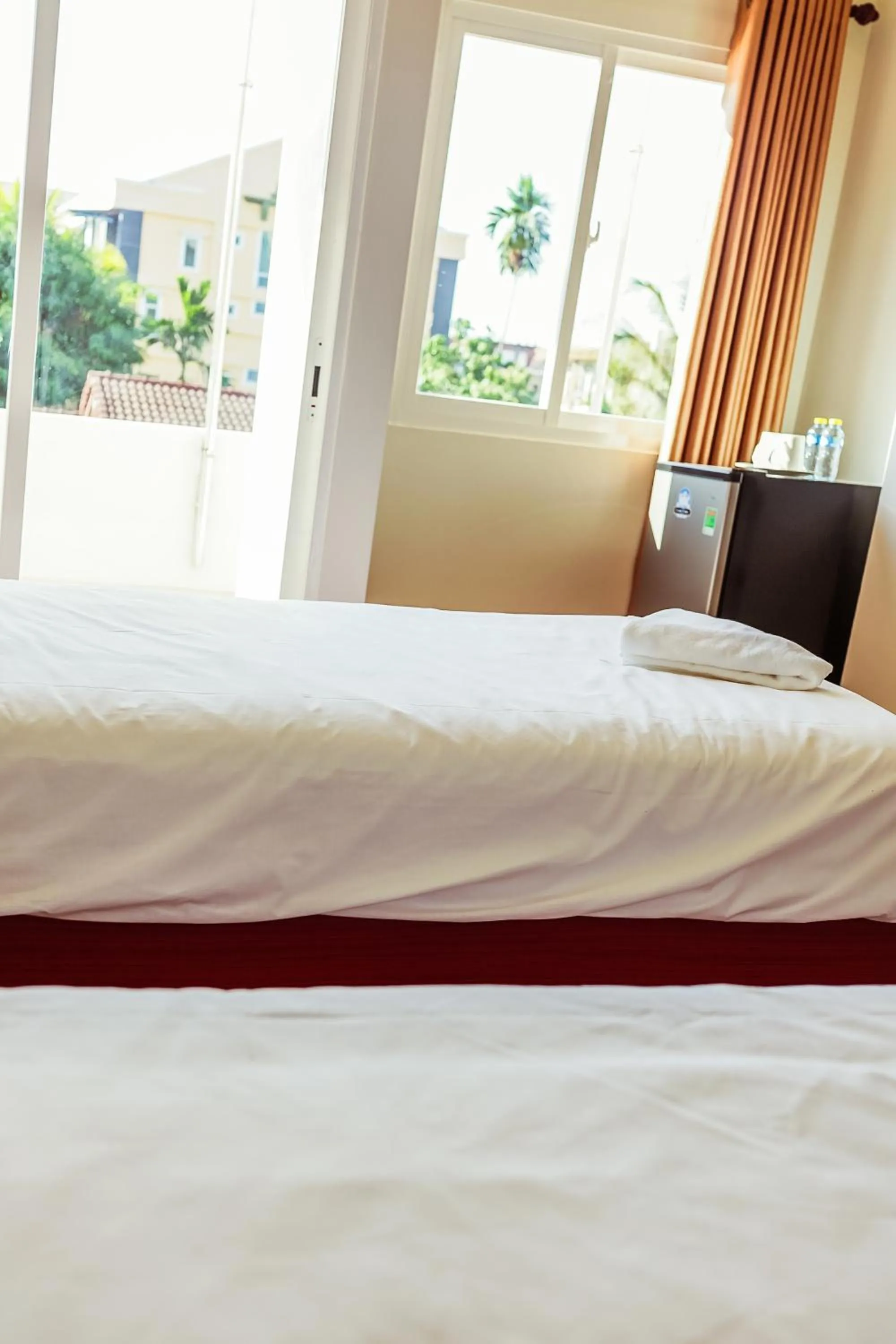 Bed in Douangpraseuth Hotel
