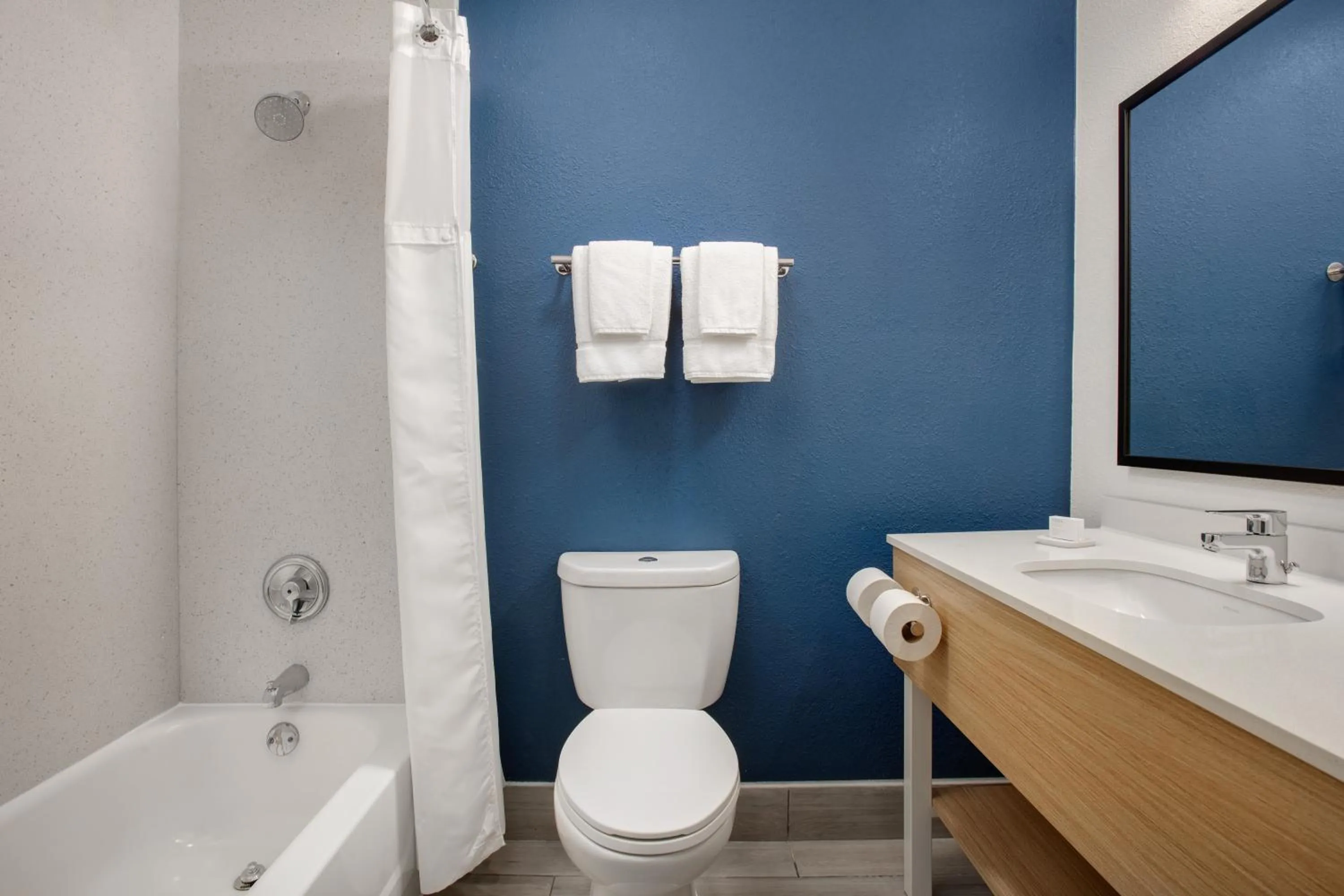 Bathroom in Spark by Hilton Atlanta Cumberland Ballpark