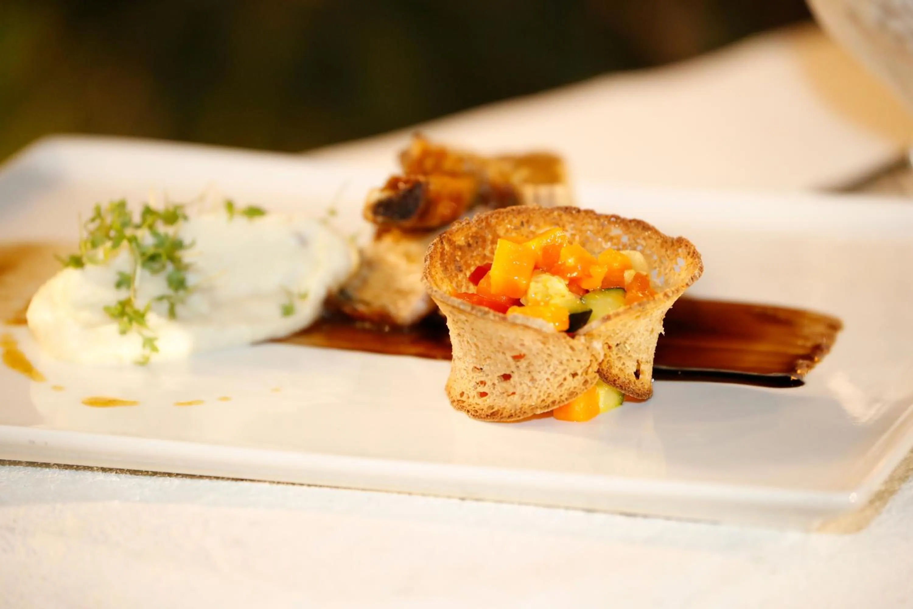 Food close-up in Historic Hotel Alte Goste