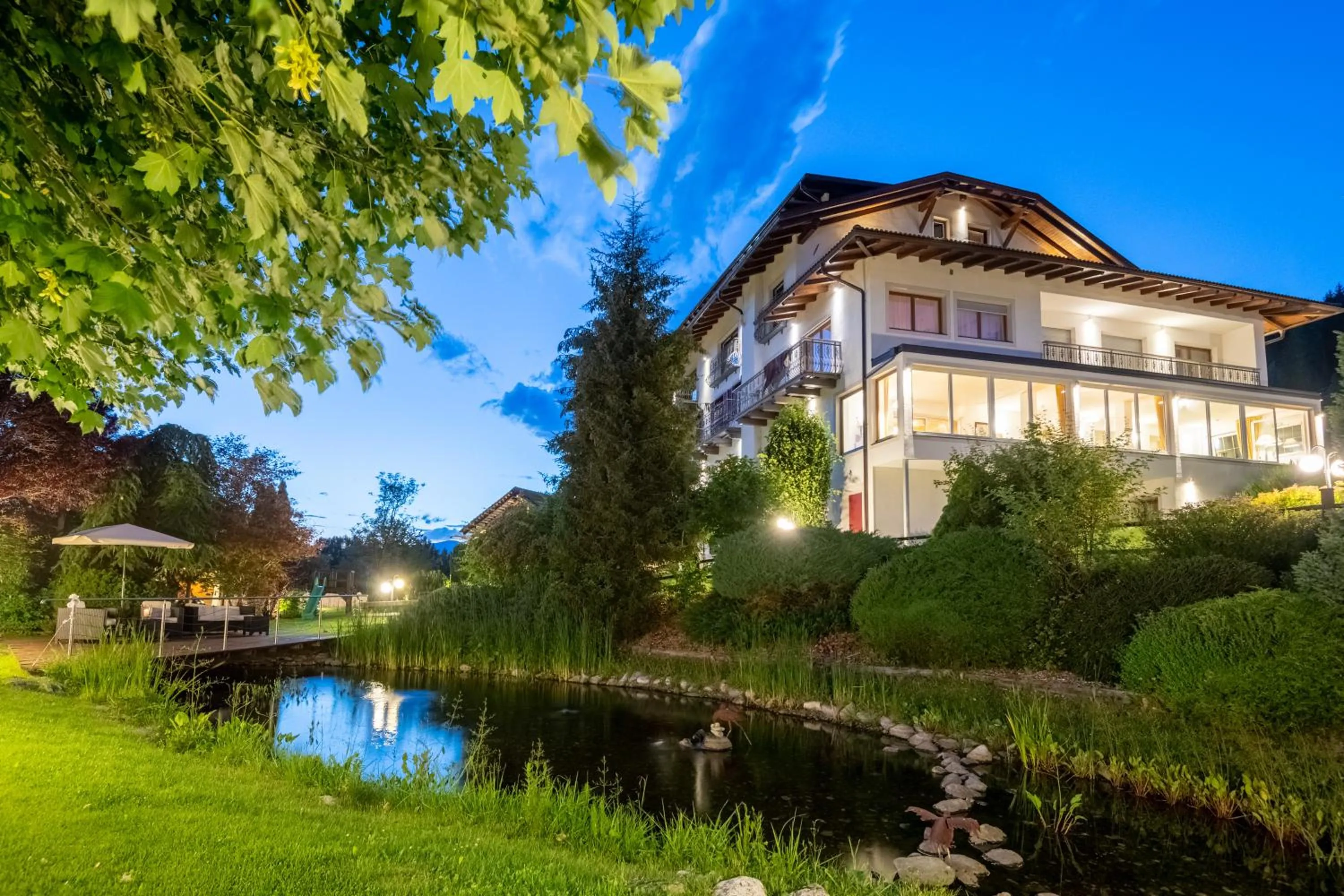 Garden in Historic Hotel Alte Goste