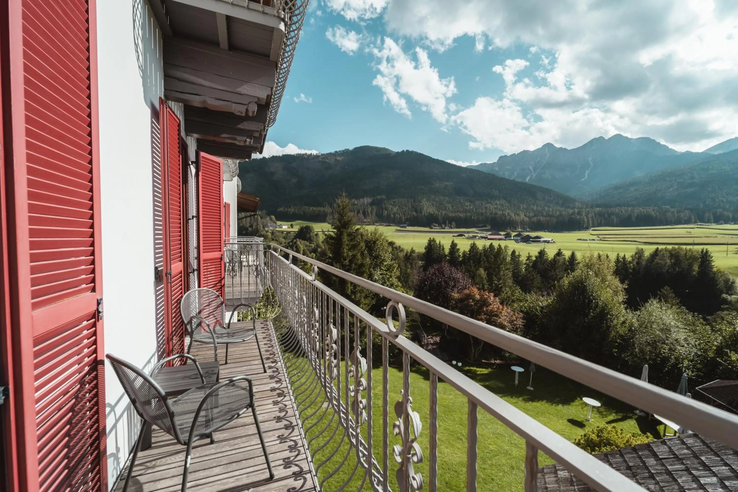 Balcony/Terrace in Historic Hotel Alte Goste