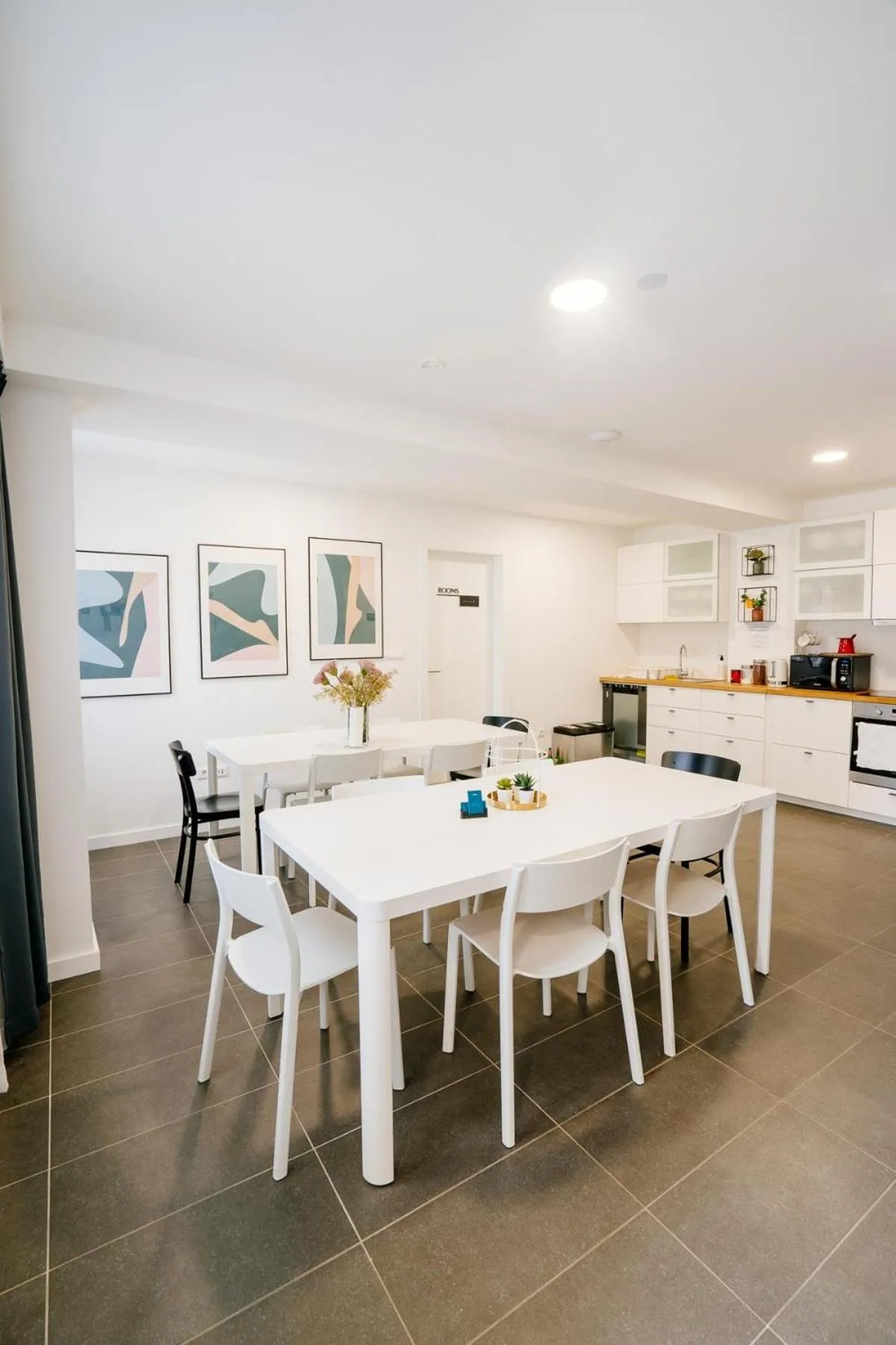 Dining area in Rooms at Zajčeva 34