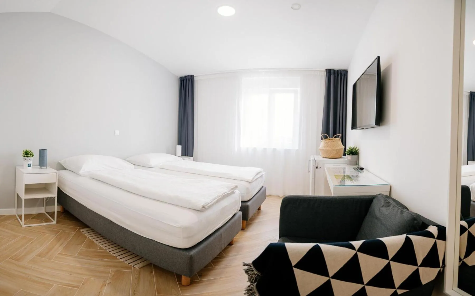 Bedroom, Bed in Rooms at Zajčeva 34