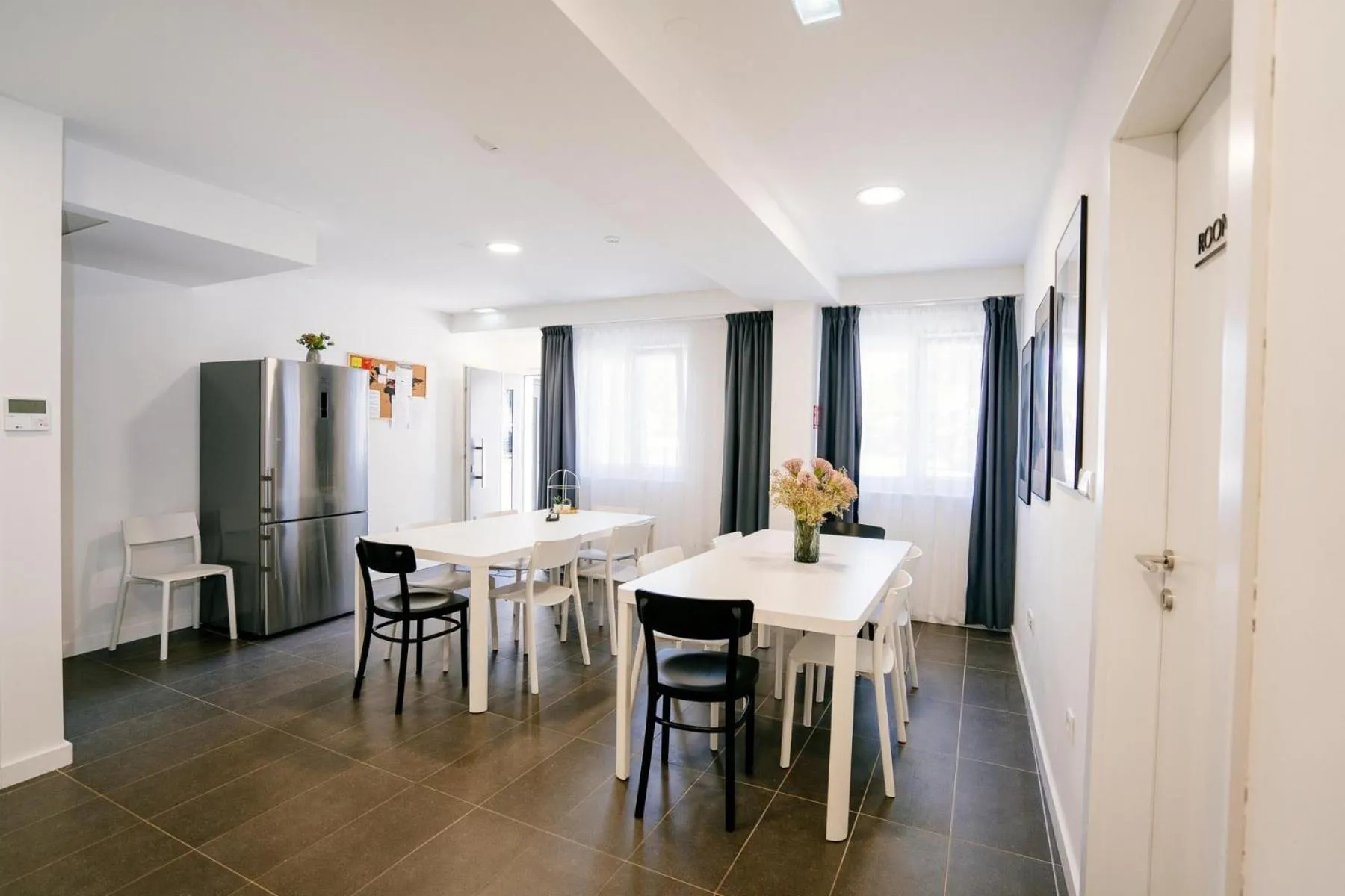 Dining area in Rooms at Zajčeva 34