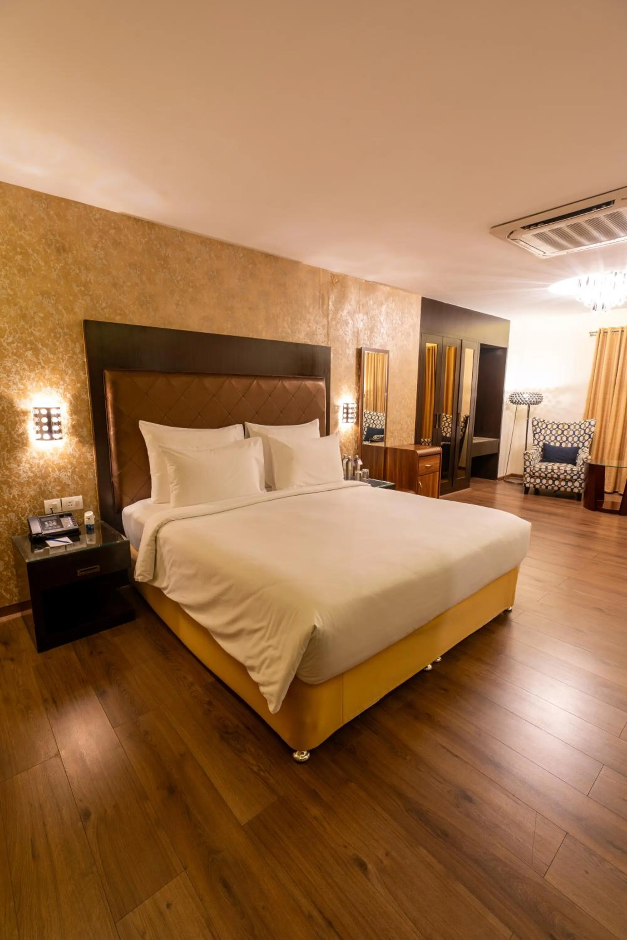 Bedroom, Bed in Clarks Exotica Convention Resort & Spa