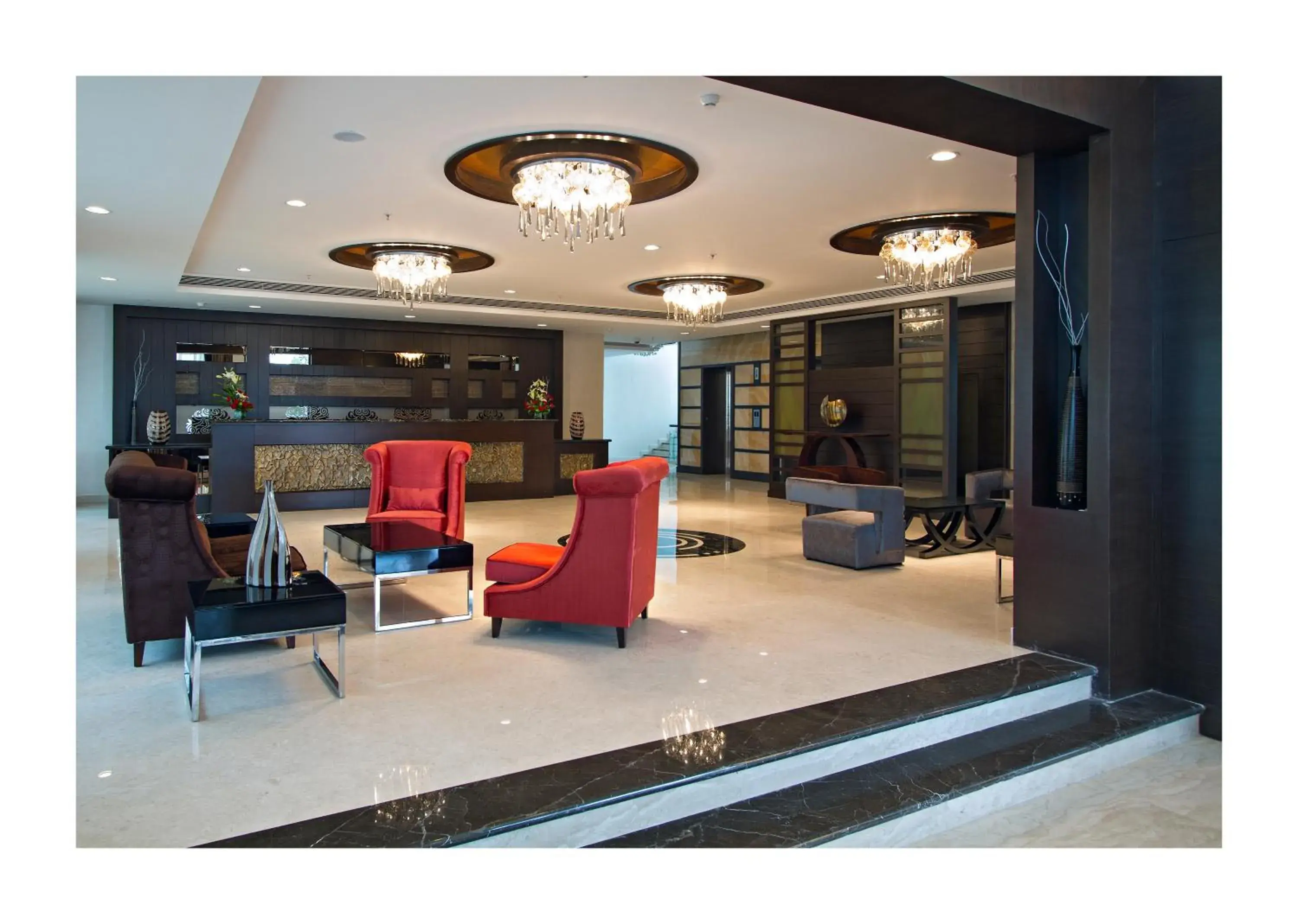 Lobby or reception in Clarks Exotica Convention Resort & Spa Lobby or reception in Clarks Exotica Convention Resort & Spa