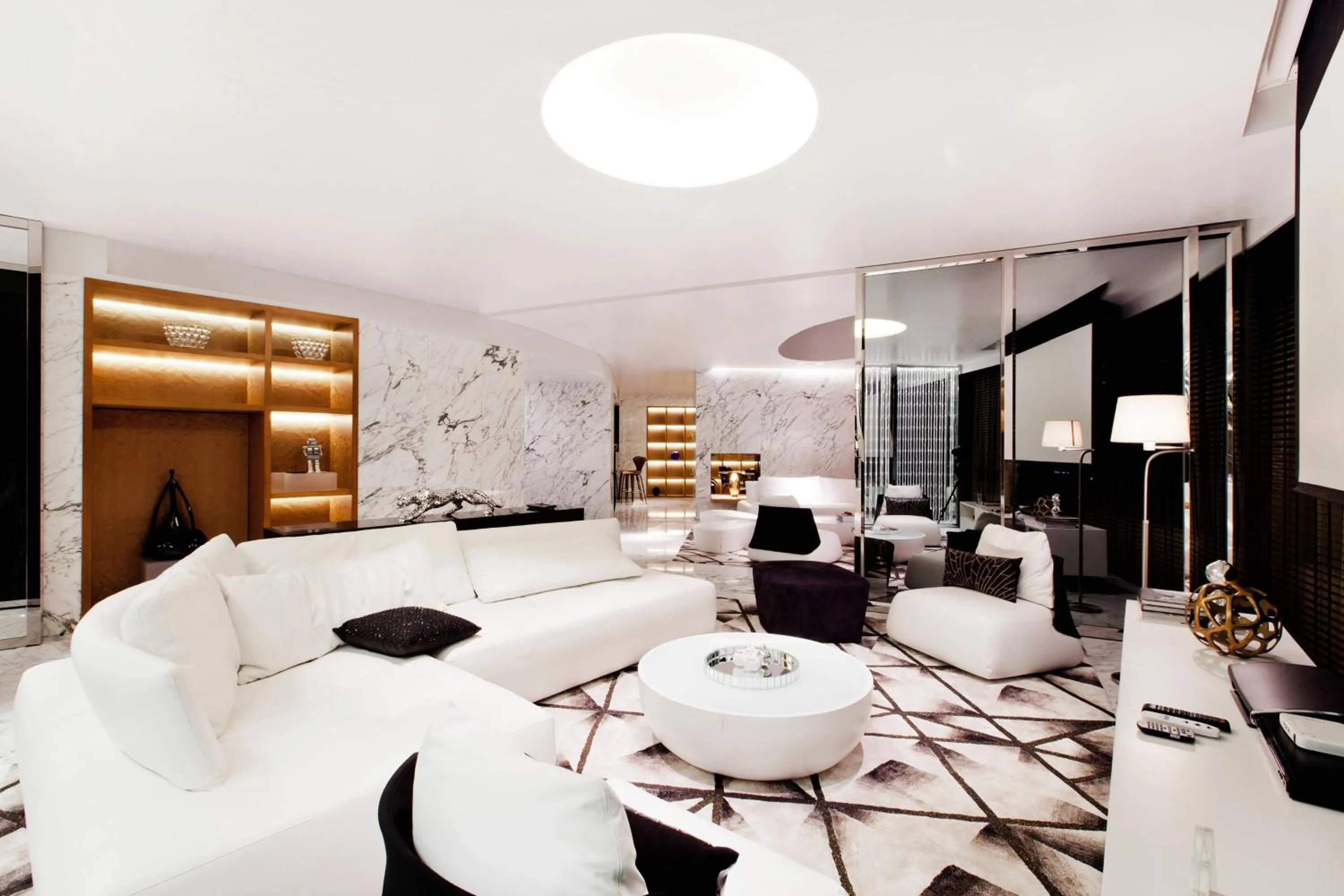 Photo of the whole room in W Bangkok Hotel