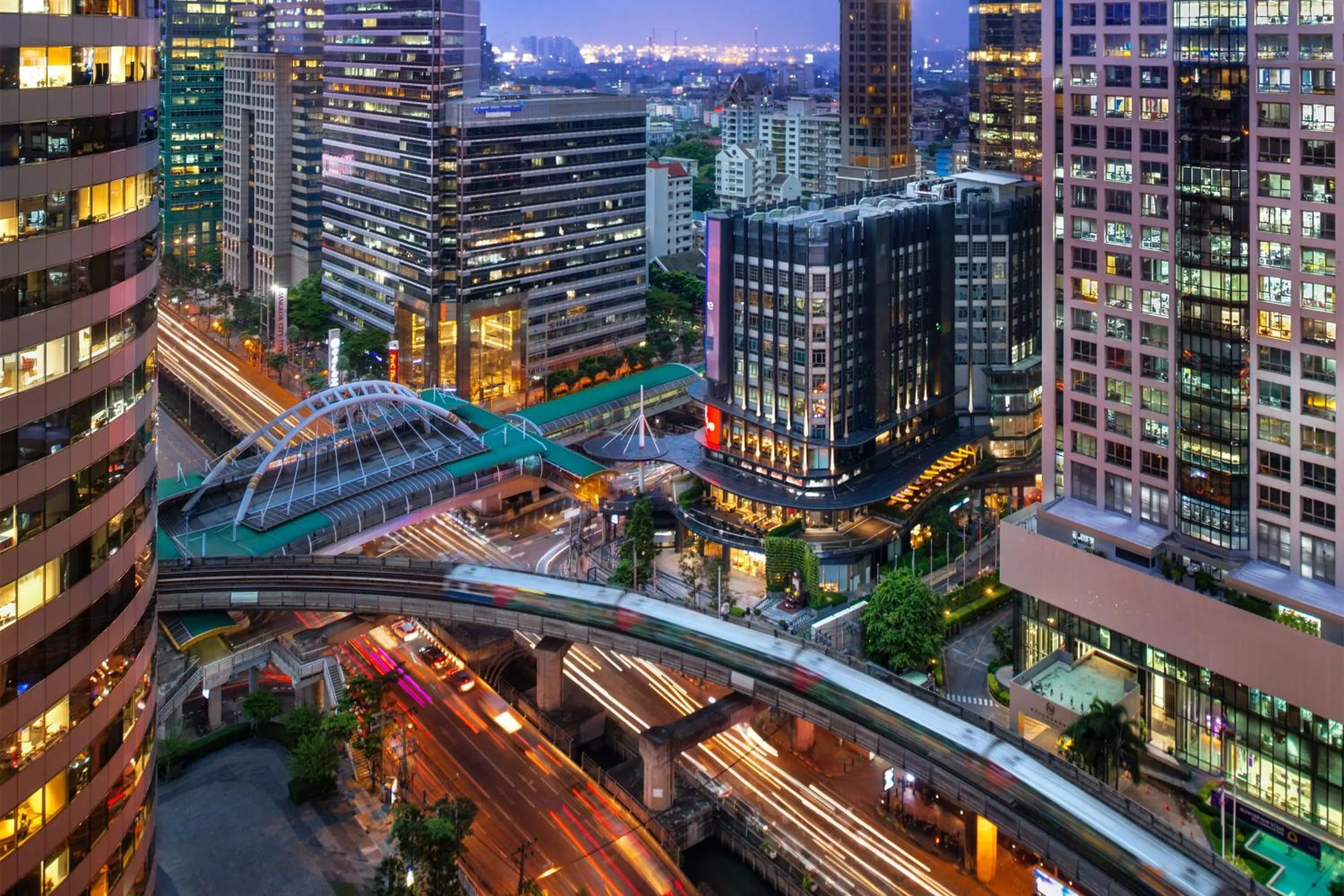 Photo of the whole room in W Bangkok Hotel