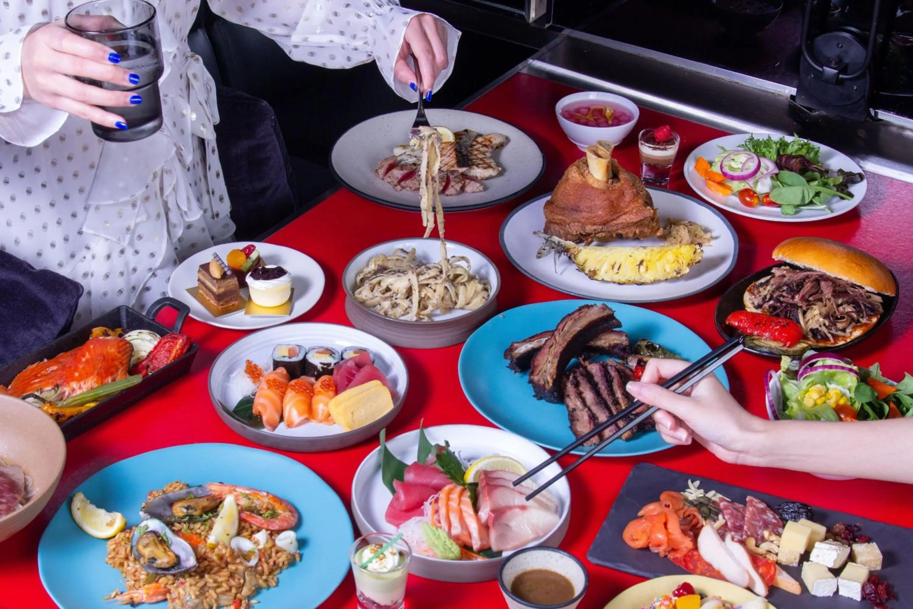 Kitchen or kitchenette in W Bangkok Hotel