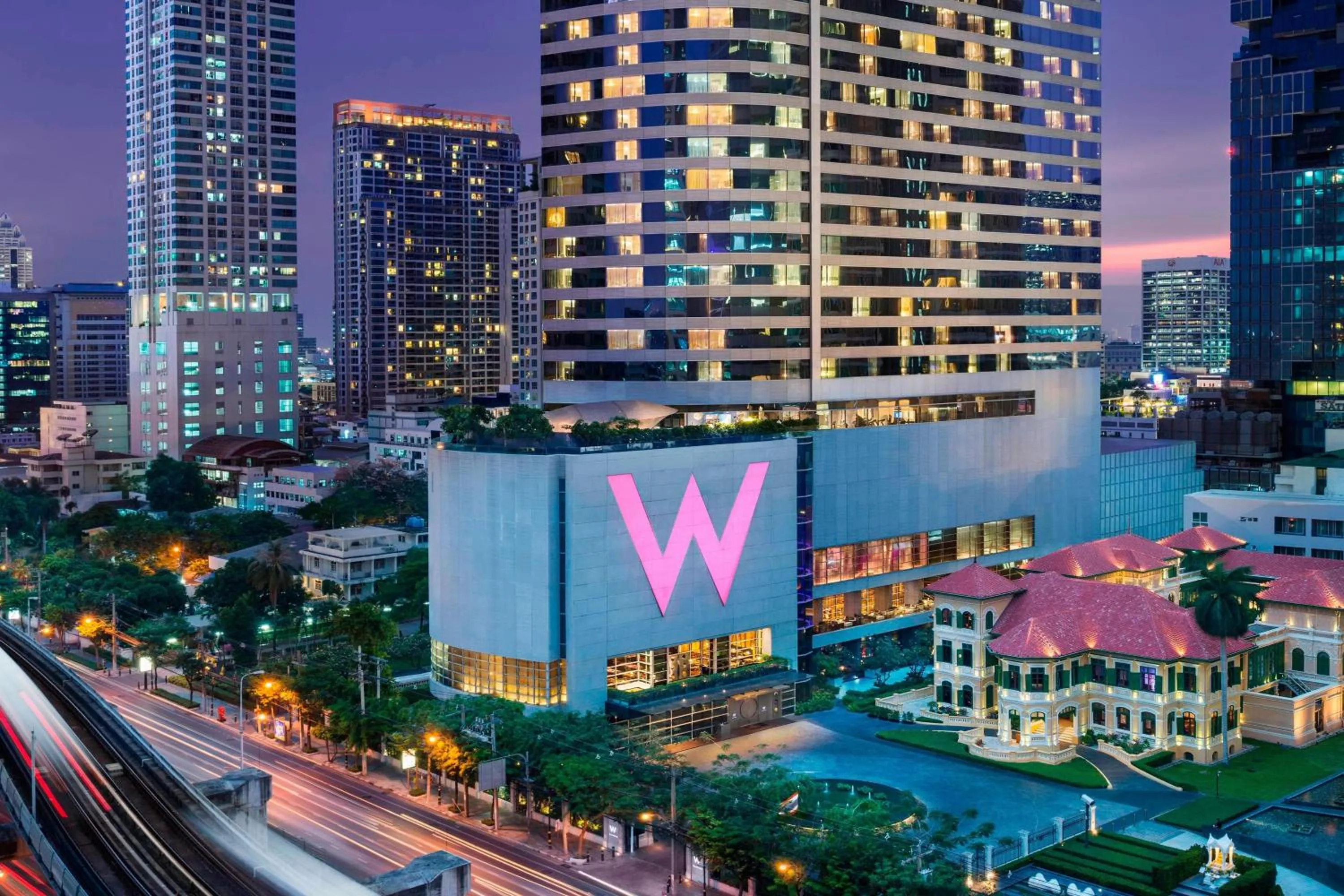 Property building in W Bangkok Hotel
