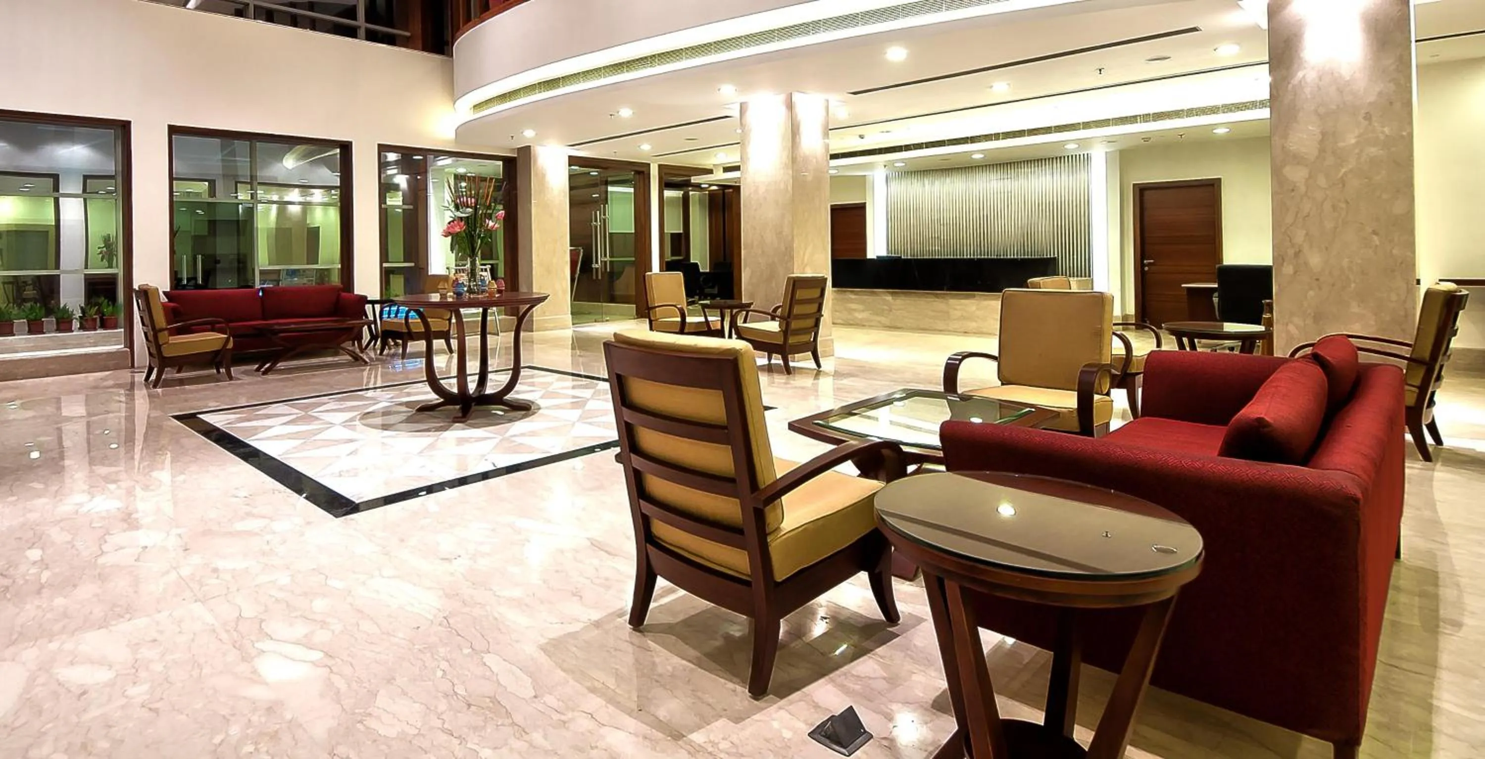 Lobby or reception in The Golden Plaza Hotel