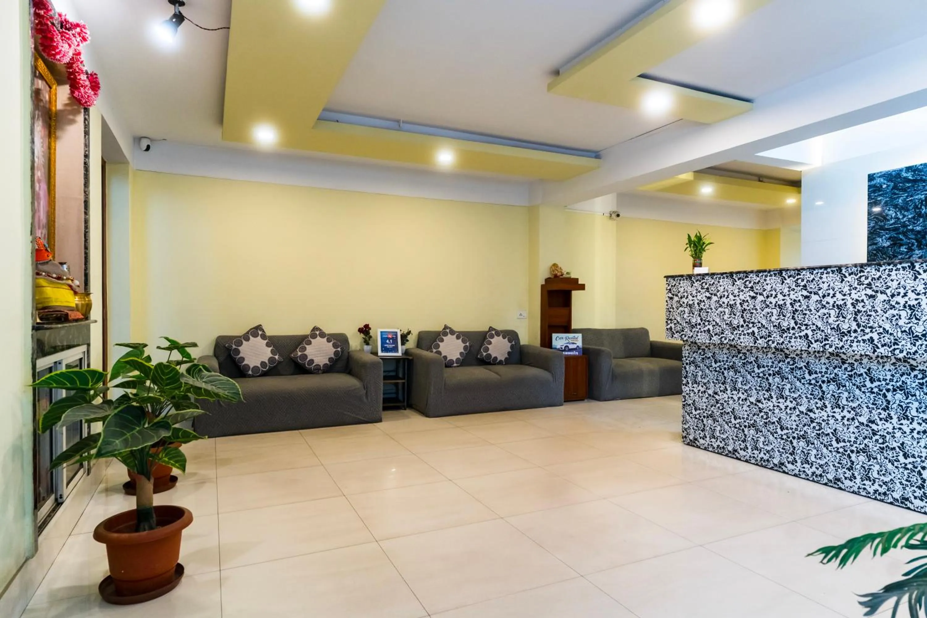 Seating area in HOTEL NILADRII GALAXY