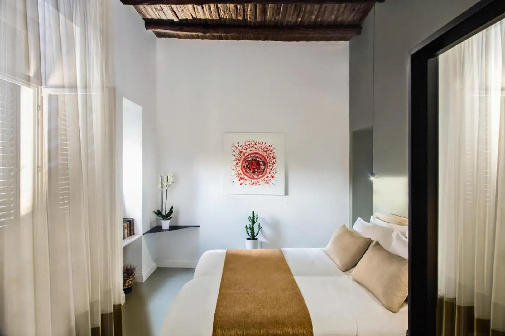 Double or Twin Room with Garden View in Artemisia Domus - Centro Storico Double or Twin Room with Garden View in Artemisia Domus - Centro Storico
