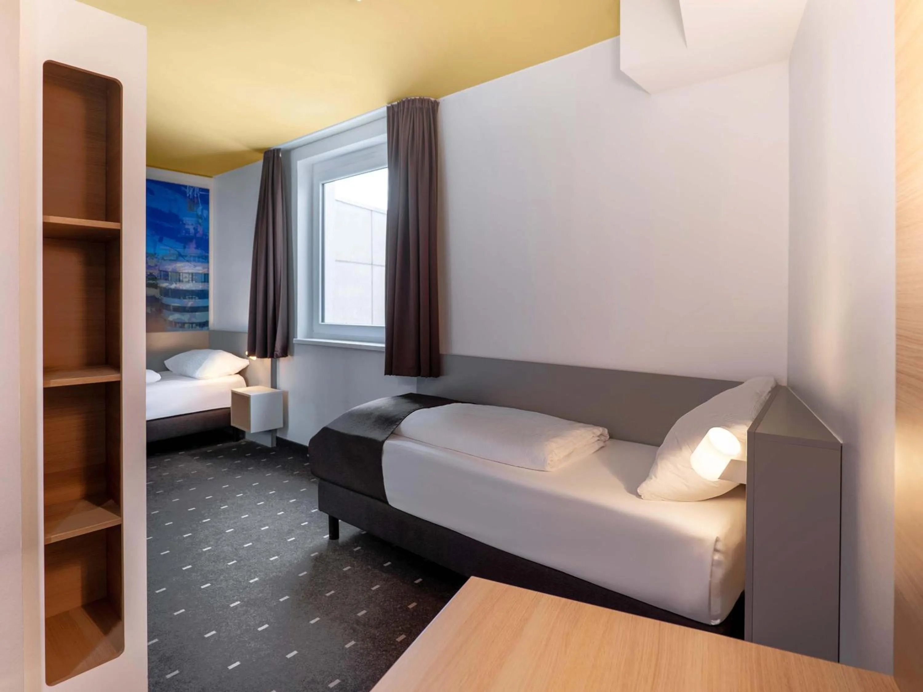 Photo of the whole room, Bed in B&B Hotel Stuttgart-Airport/Messe