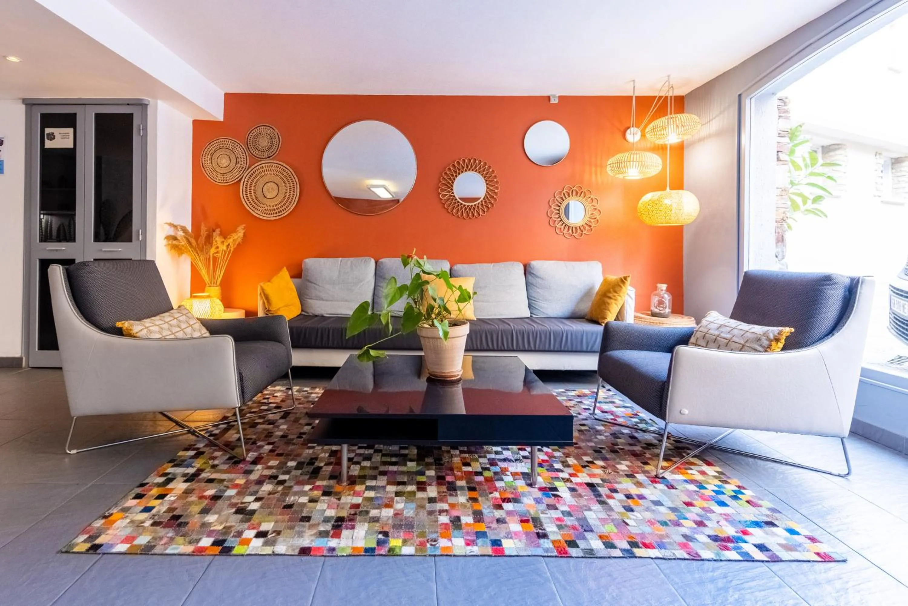 Lobby or reception in Hôtel Princes de Catalogne