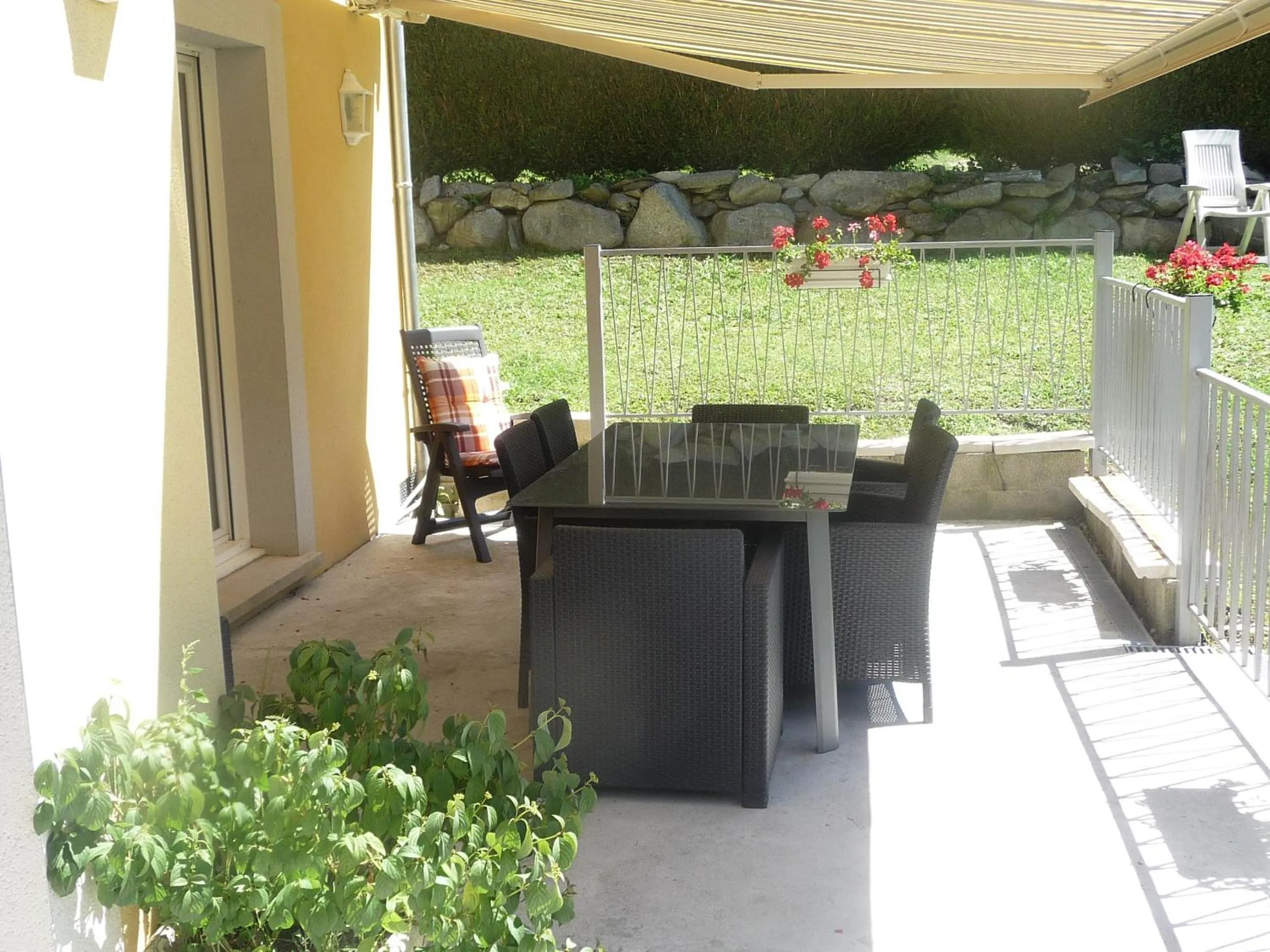 Balcony/Terrace in Chambres d'Hôtes La Balaguère