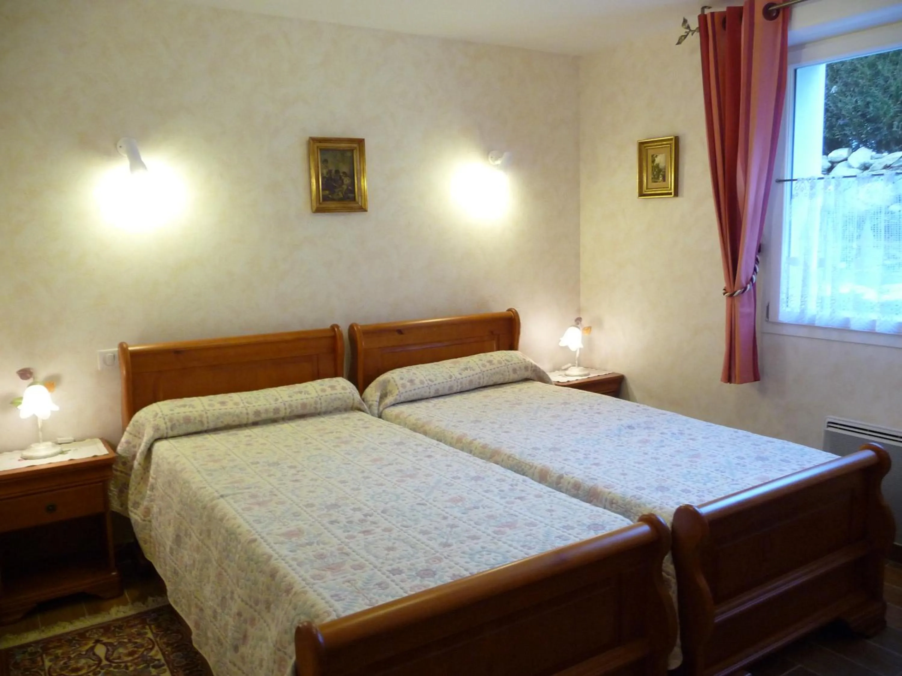 Bed in Chambres d'Hôtes La Balaguère