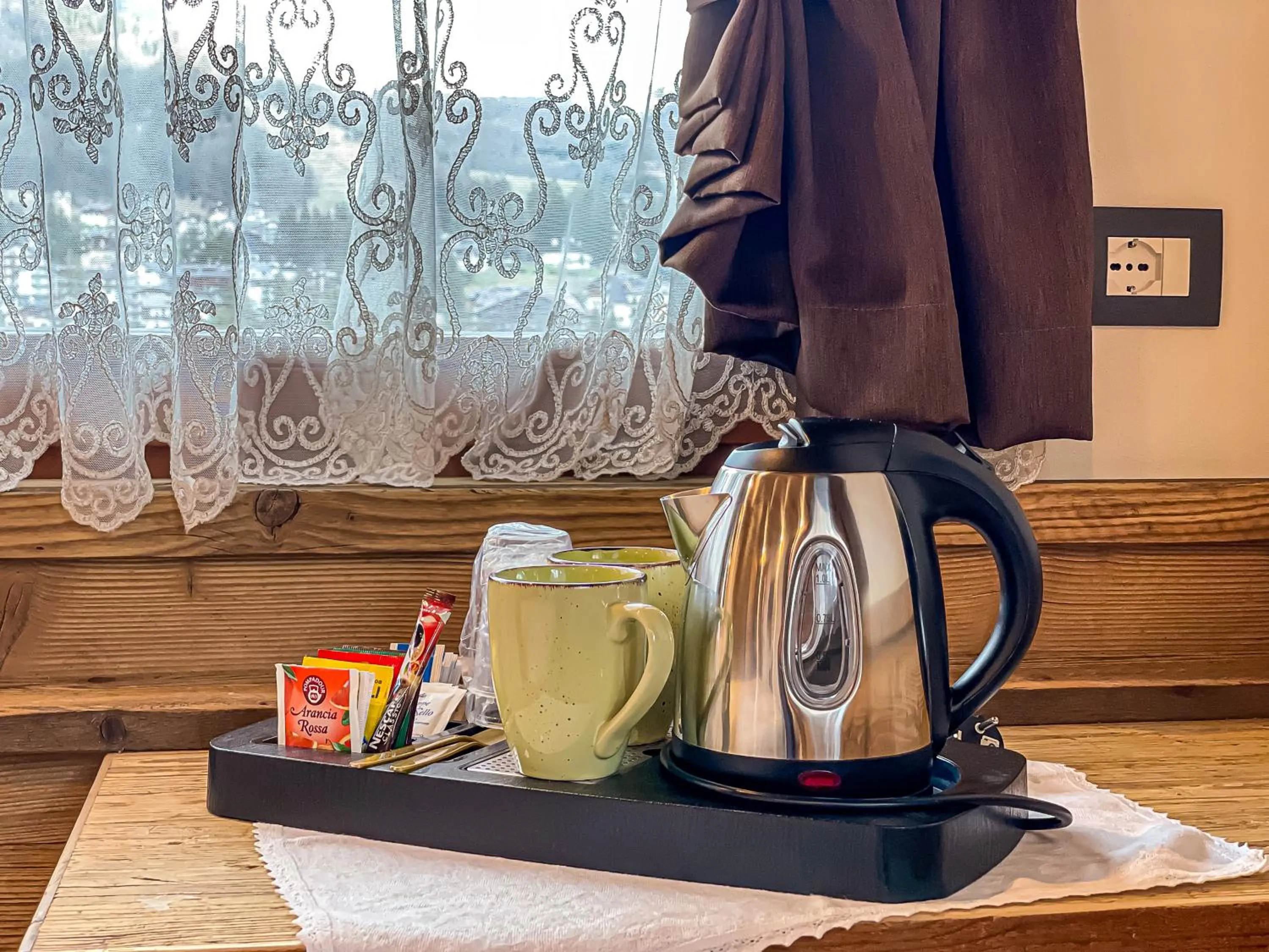 Coffee/tea facilities in Hotel da Beppe Sello